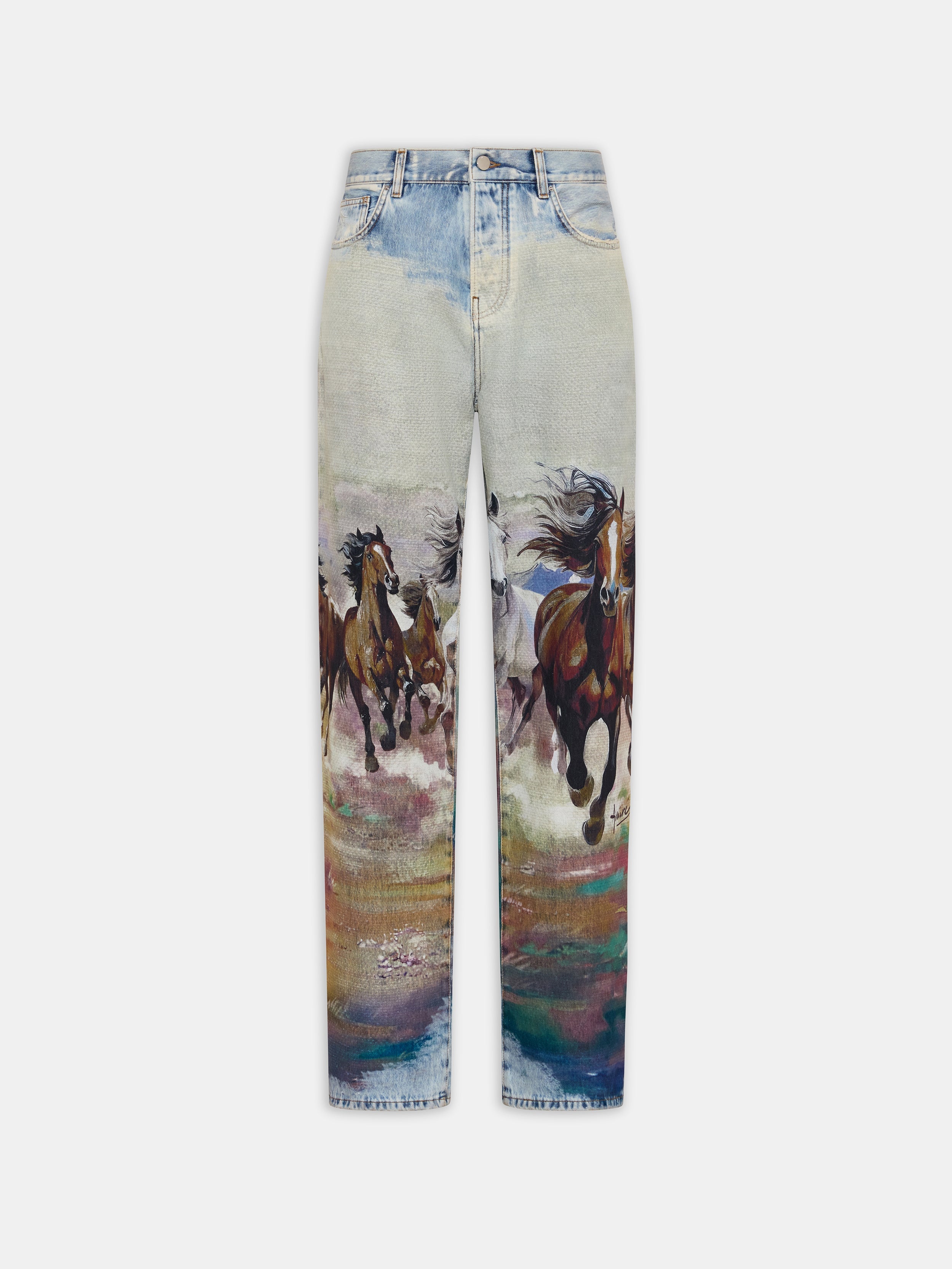 HORSES BAGGY JEAN - Cloud Blue
