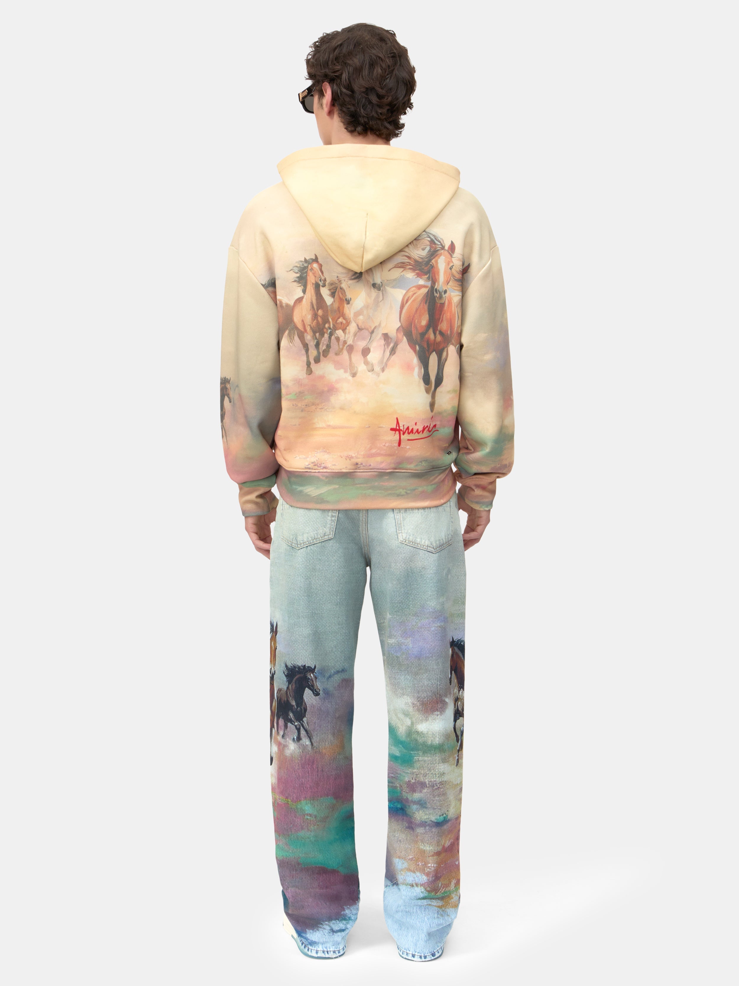 HORSES BAGGY JEAN - Cloud Blue