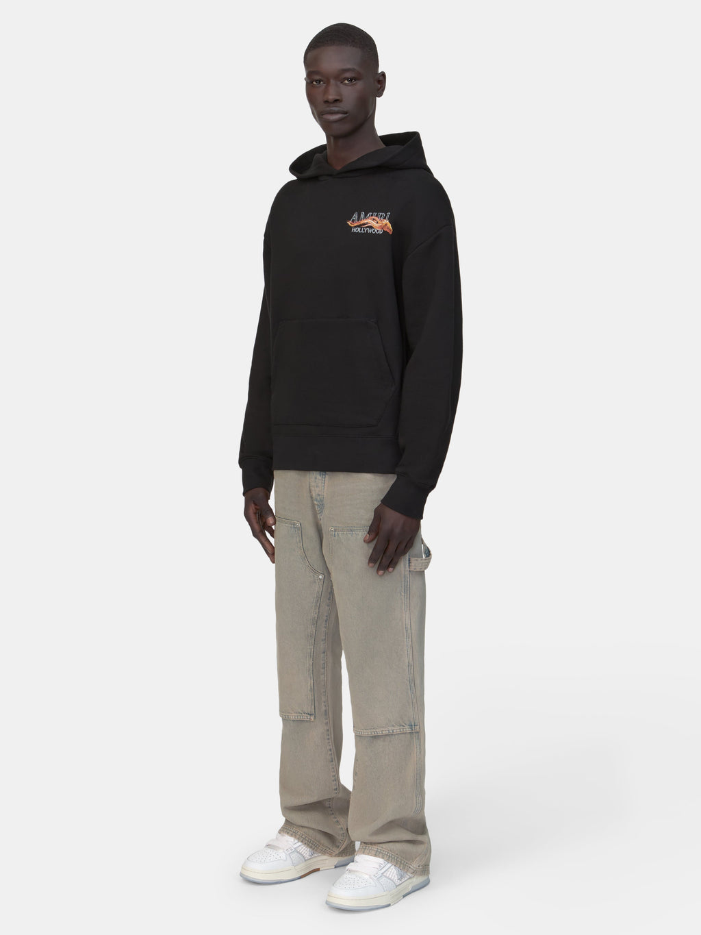 AMIRI HOLLYWOOD HORSE HOODIE - Black