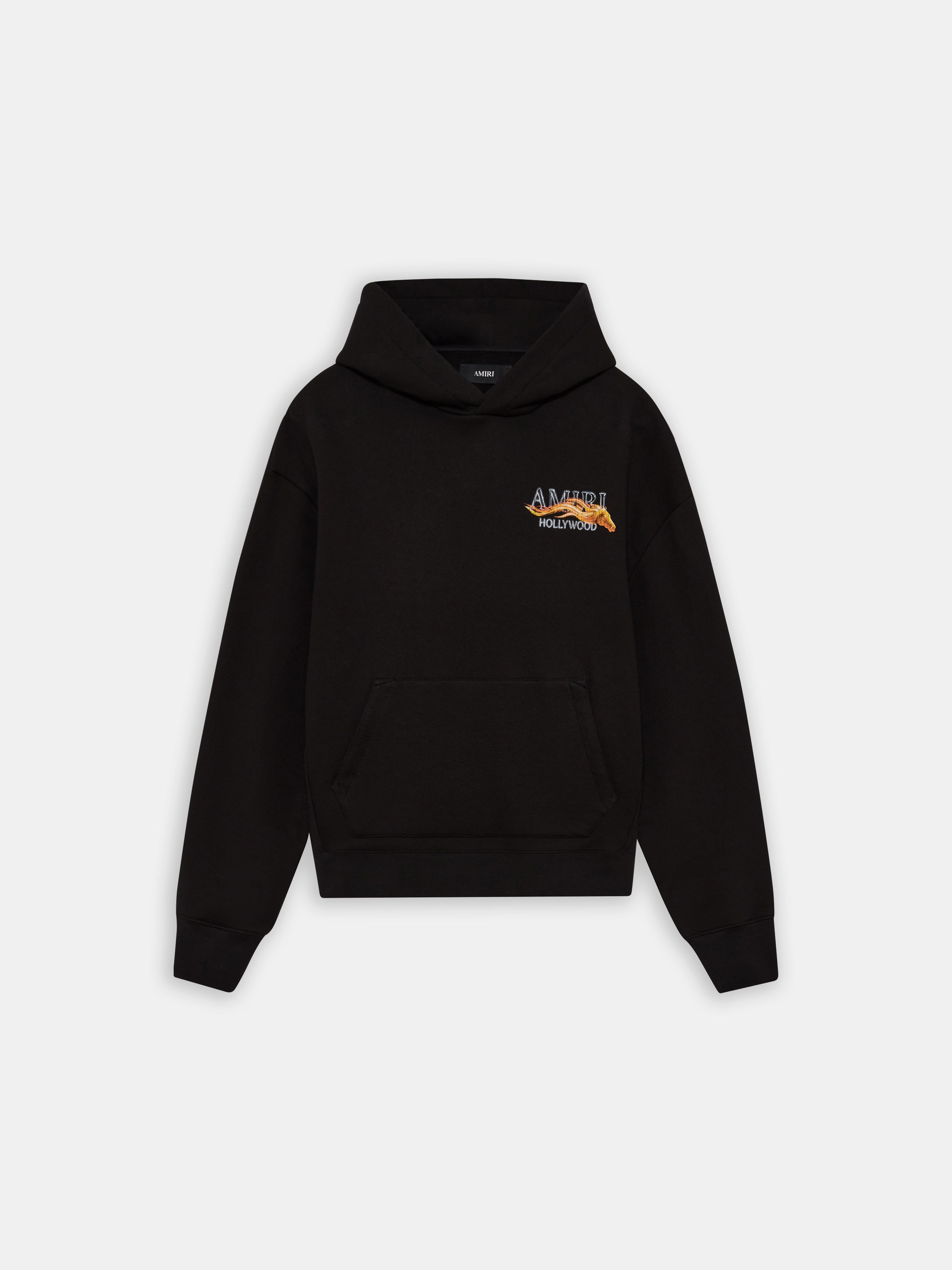 AMIRI HOLLYWOOD HORSE HOODIE - Black