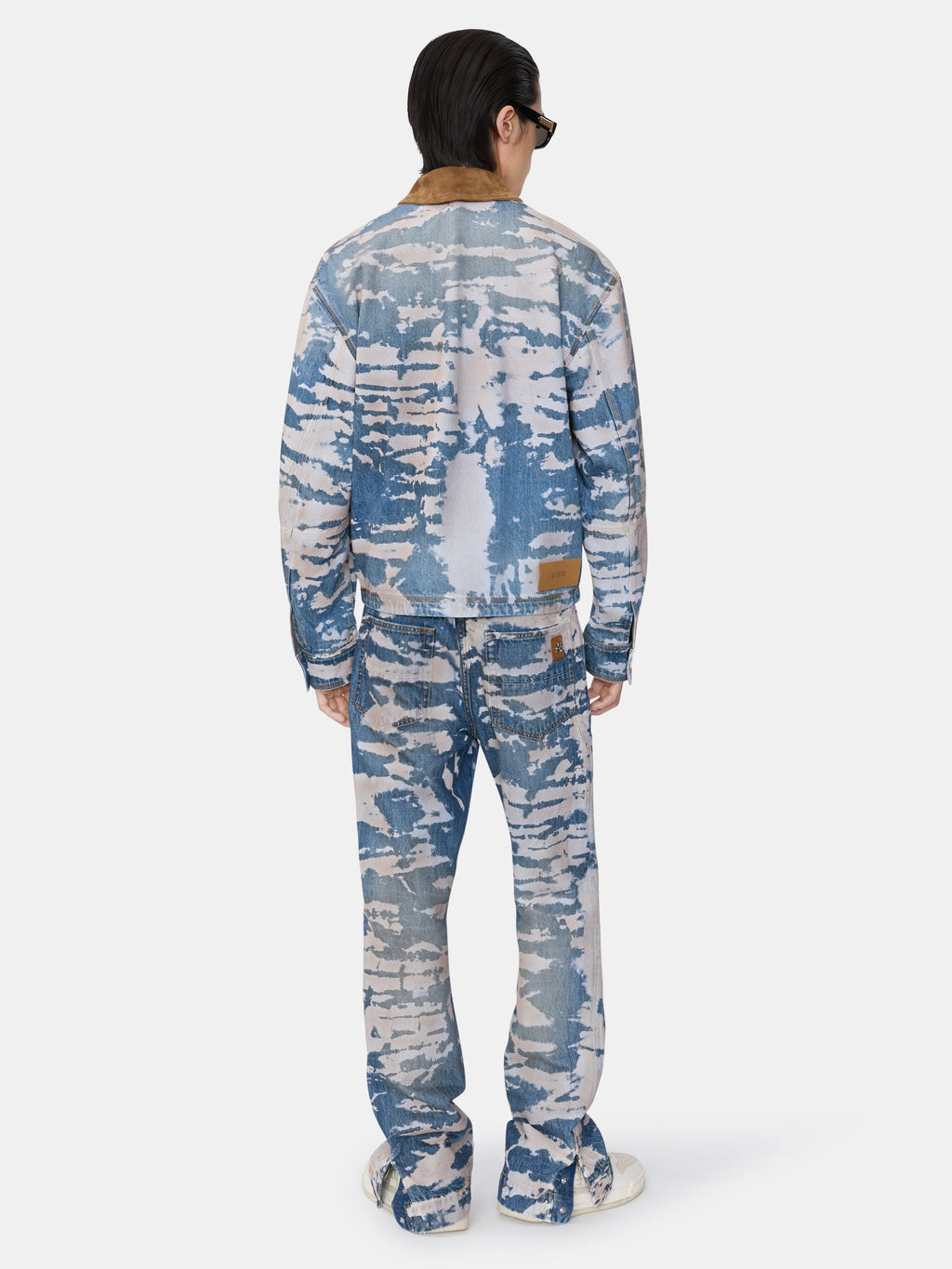 BLEACHED STRAIGHT FLARE JEAN - Bleach Out