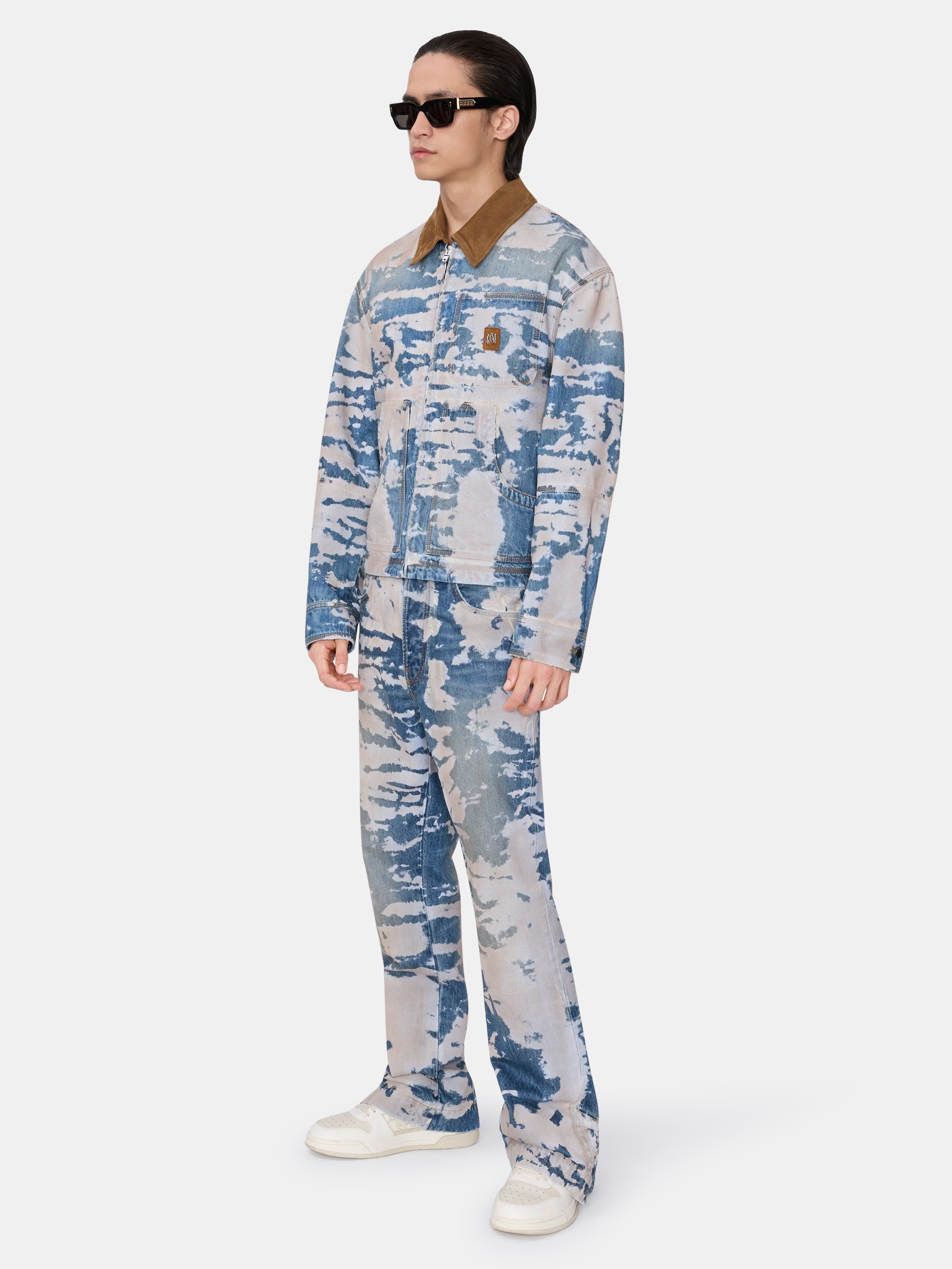 BLEACHED WORK JACKET - Bleach Out