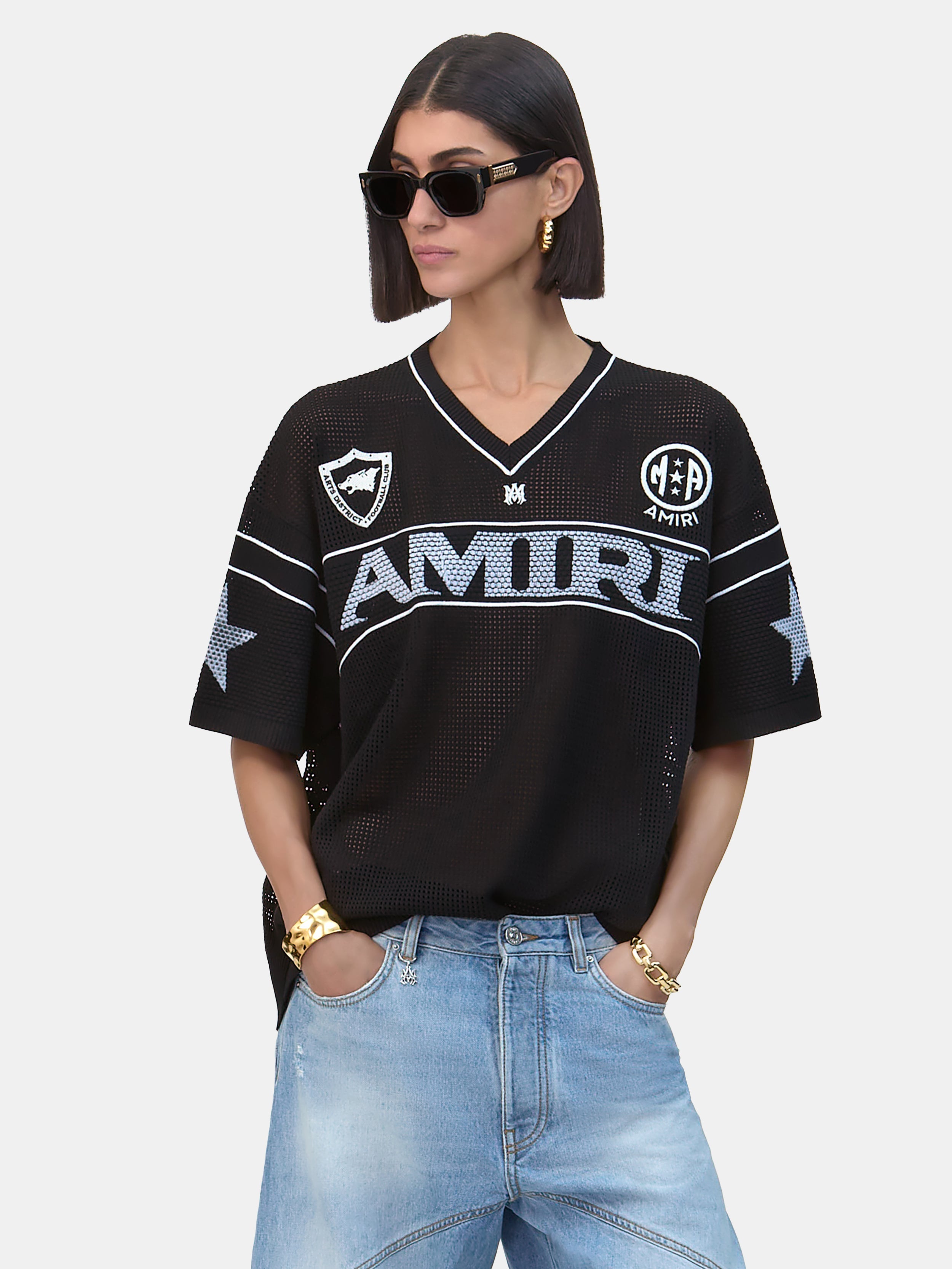 WOMEN - WOMEN'S AMIRI SPORT TEE - Black