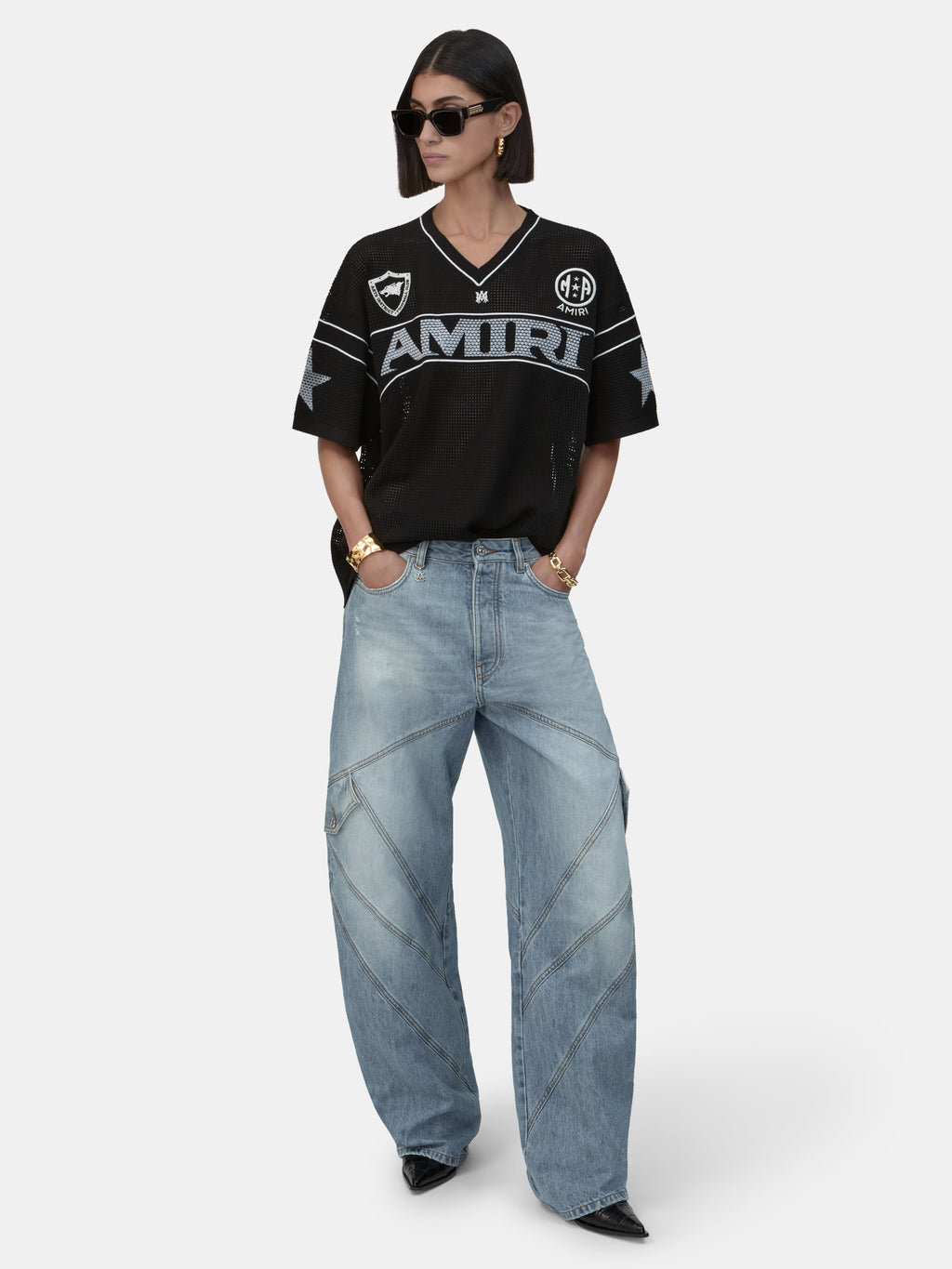 WOMEN - WOMEN'S AMIRI SPORT TEE - Black