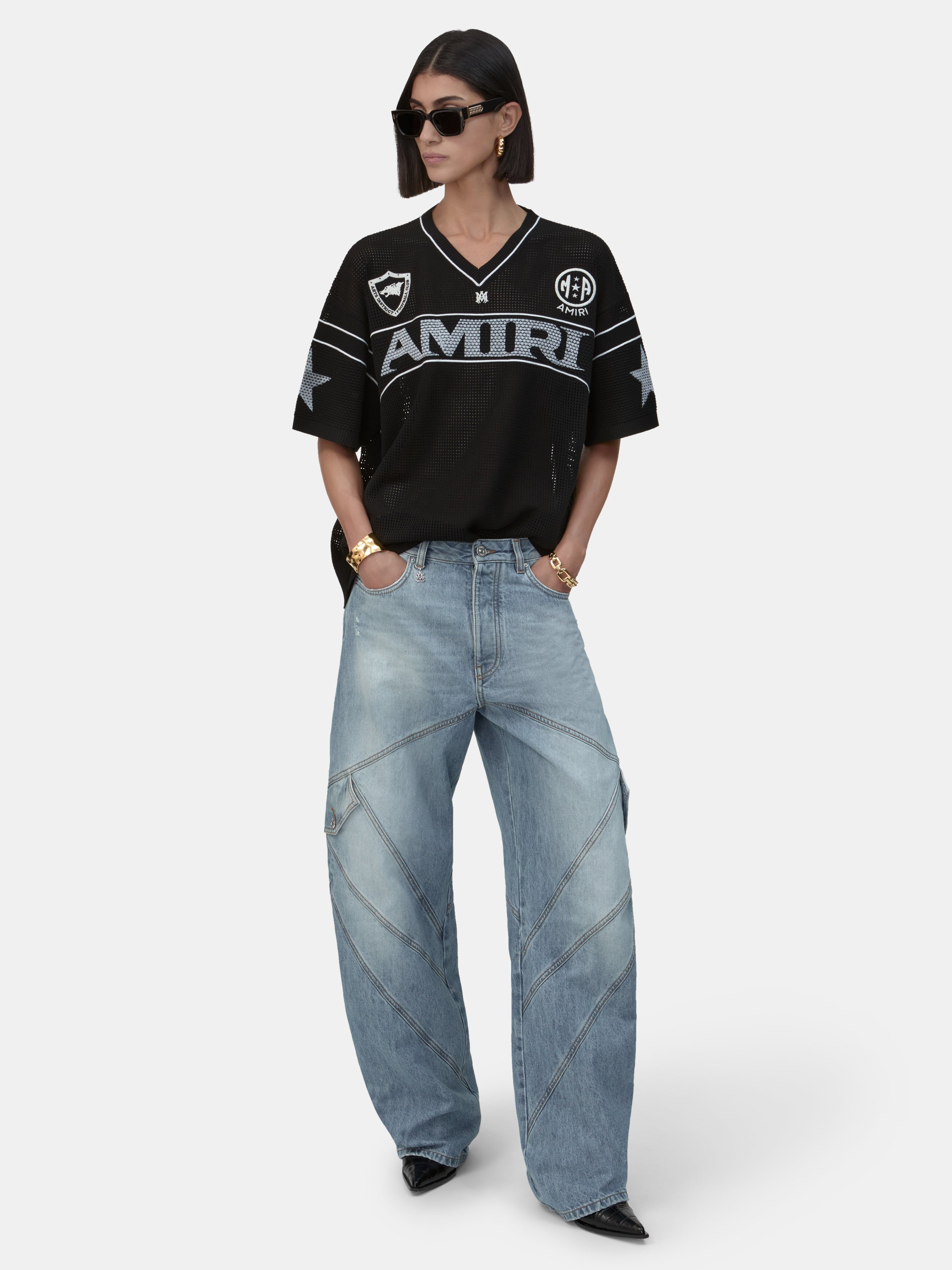 WOMEN - WOMEN'S AMIRI SPORT TEE - Black