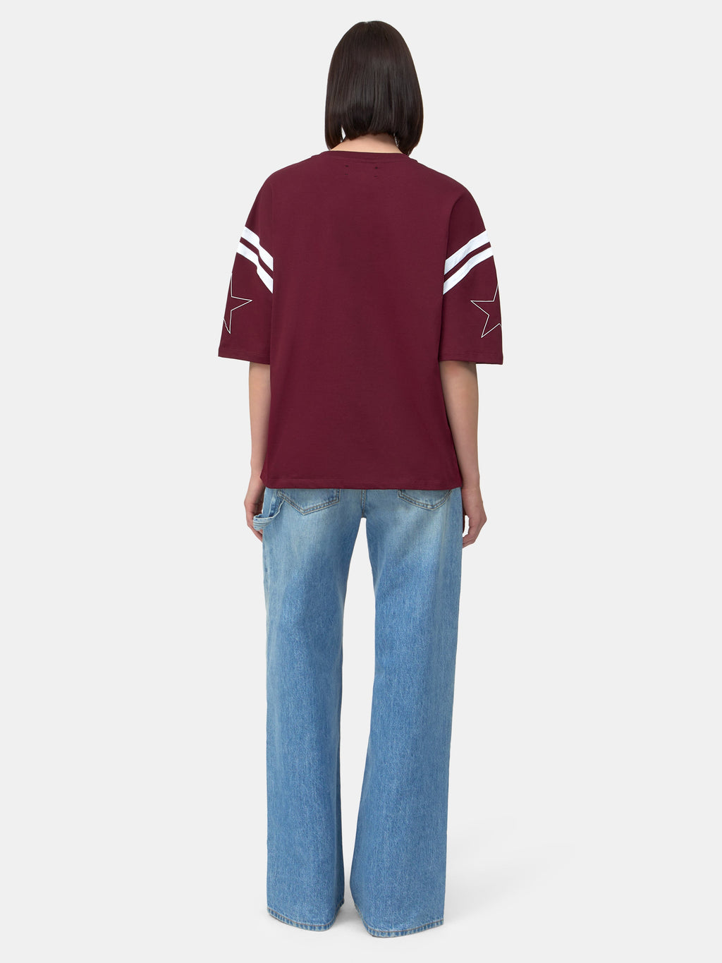 WOMEN - WOMEN'S AMIRI SPORT TEE - Aged Port