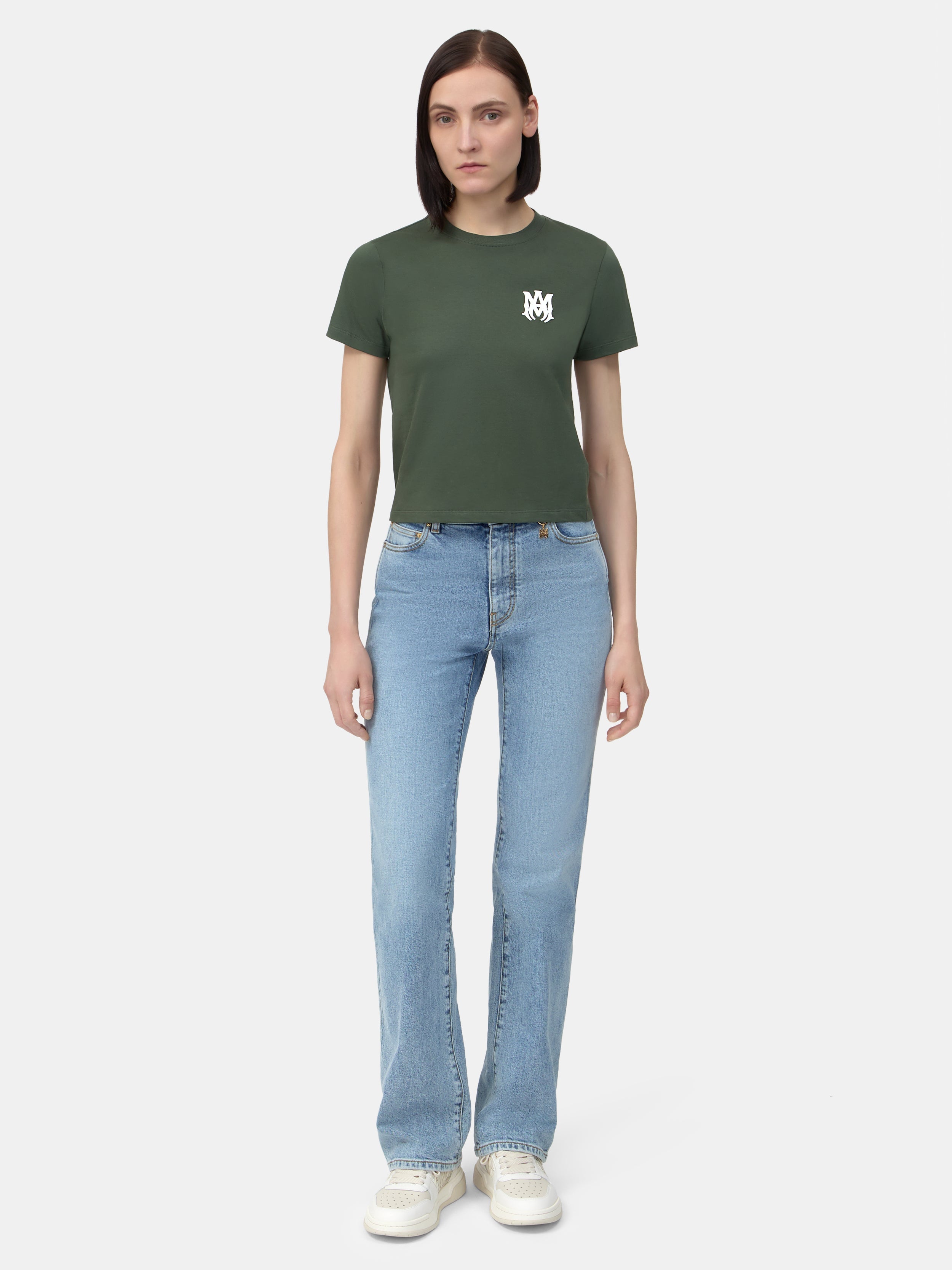 WOMEN - WOMEN'S MA CORE LOGO TEE - Dark Sage