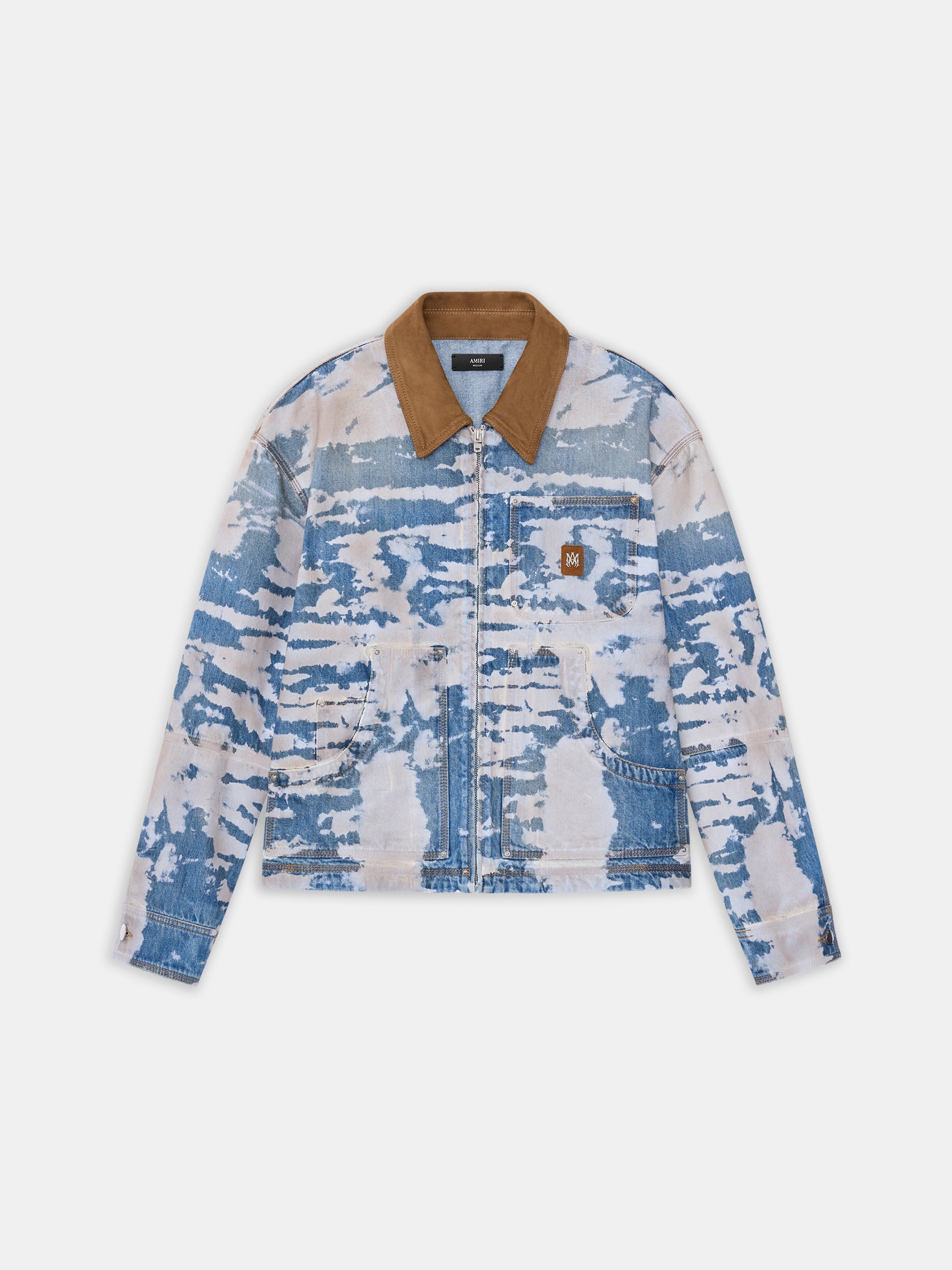 BLEACHED WORK JACKET - Bleach Out