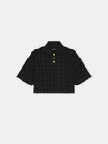 WOMEN - WOMEN'S MA QUAD TOWELING POLO - Black