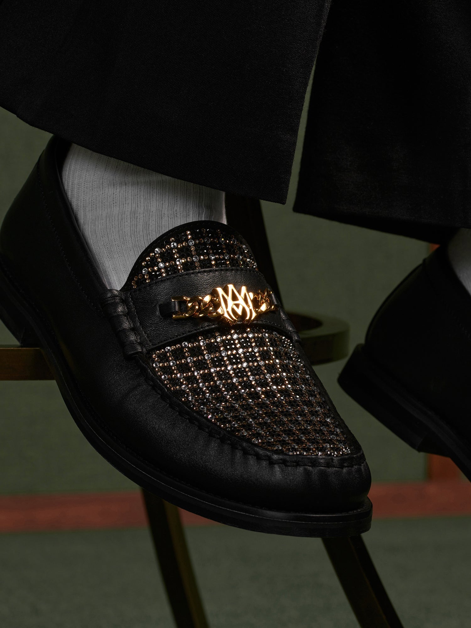MA CHAIN LOAFER - Black