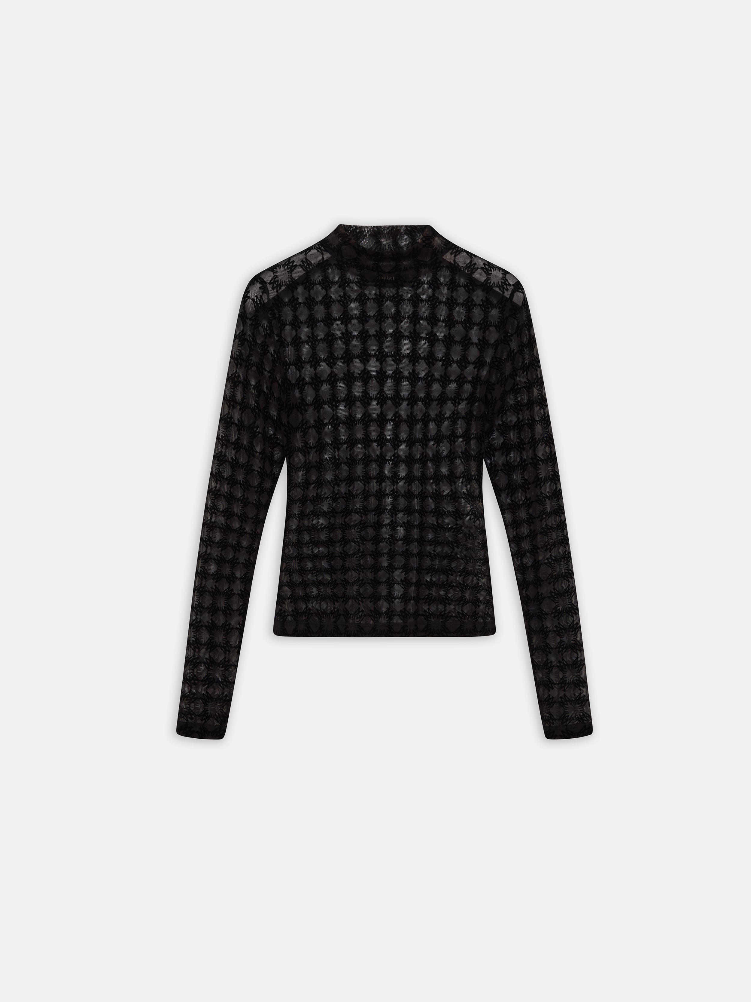 WOMEN - WOMEN'S MA QUAD FLOCKED TOP - Black