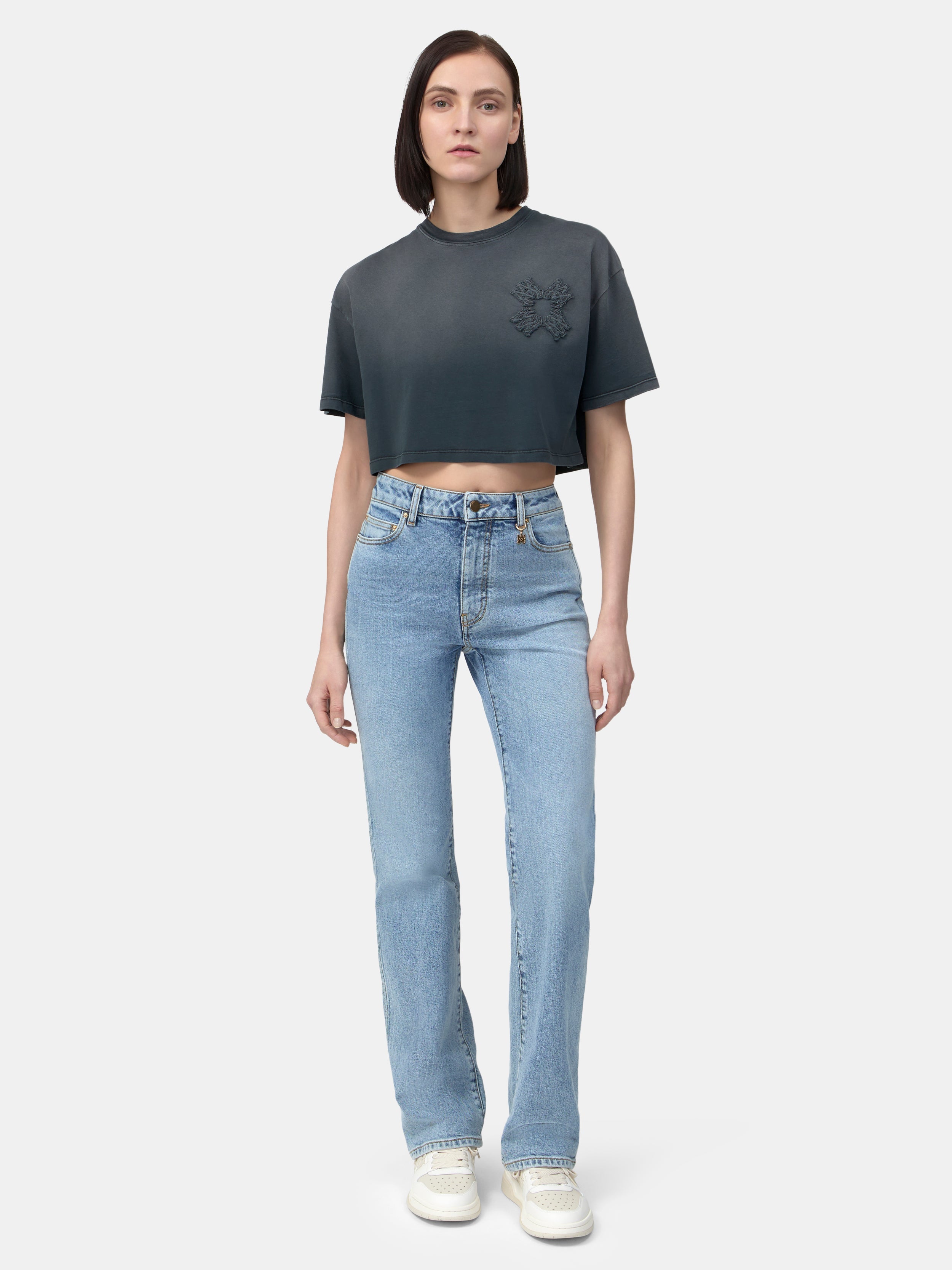 WOMEN - WOMEN'S MA QUAD CROPPED TEE - Black