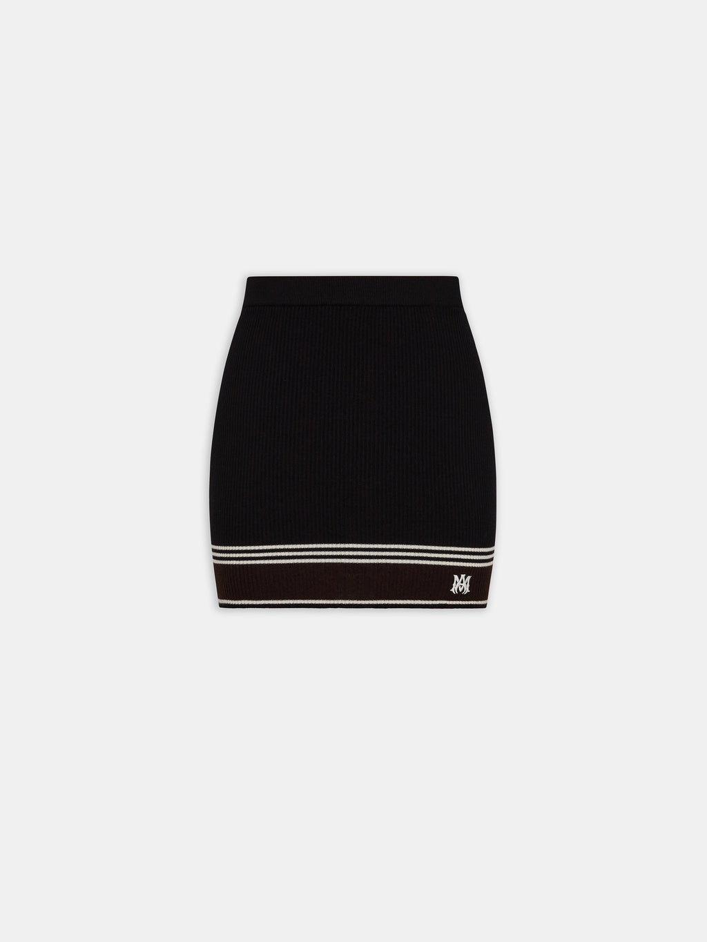 WOMEN - WOMEN'S MA STRIPE MINI SKIRT - Black
