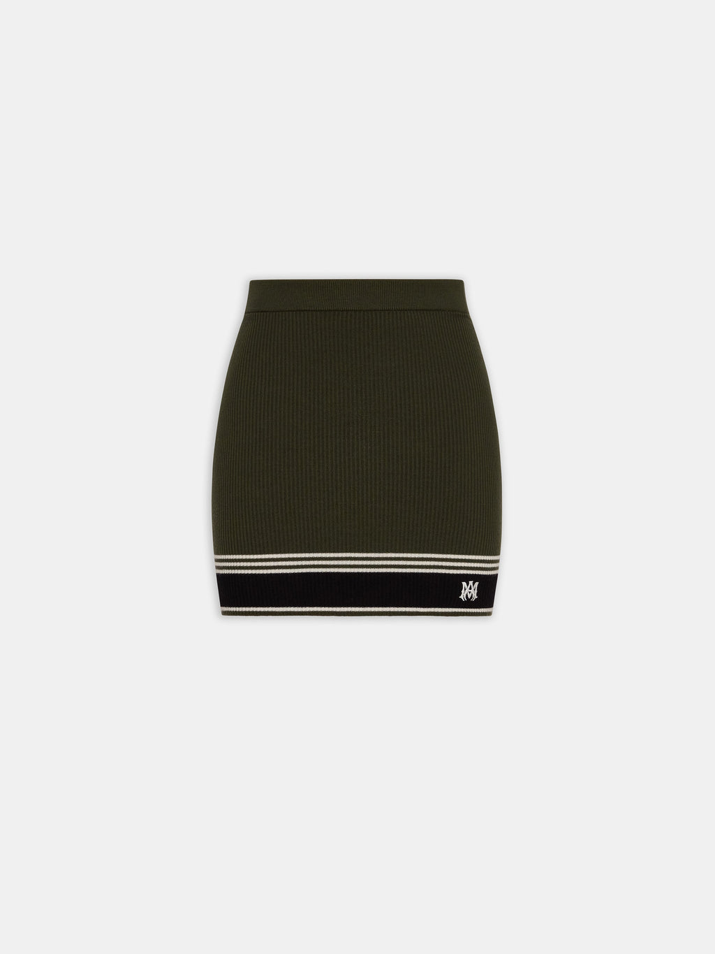 WOMEN - WOMEN'S MA STRIPE MINI SKIRT - Dark Sage