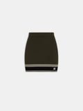 WOMEN - WOMEN'S MA STRIPE MINI SKIRT - Dark Sage
