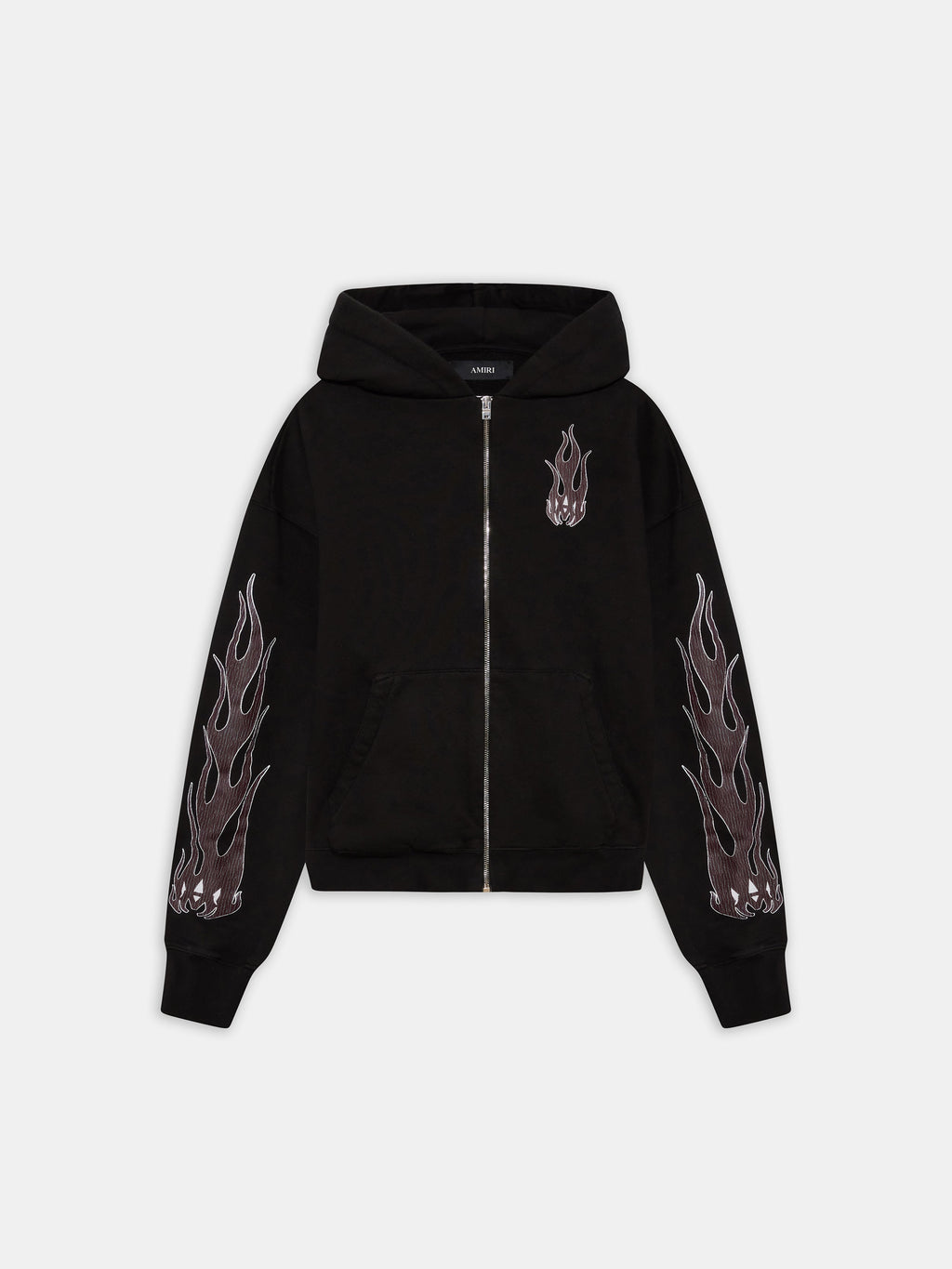 WOMEN - WOMEN'S MA FLAMES ZIP HOODIE - Black