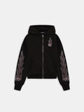 WOMEN - WOMEN'S MA FLAMES ZIP HOODIE - Black