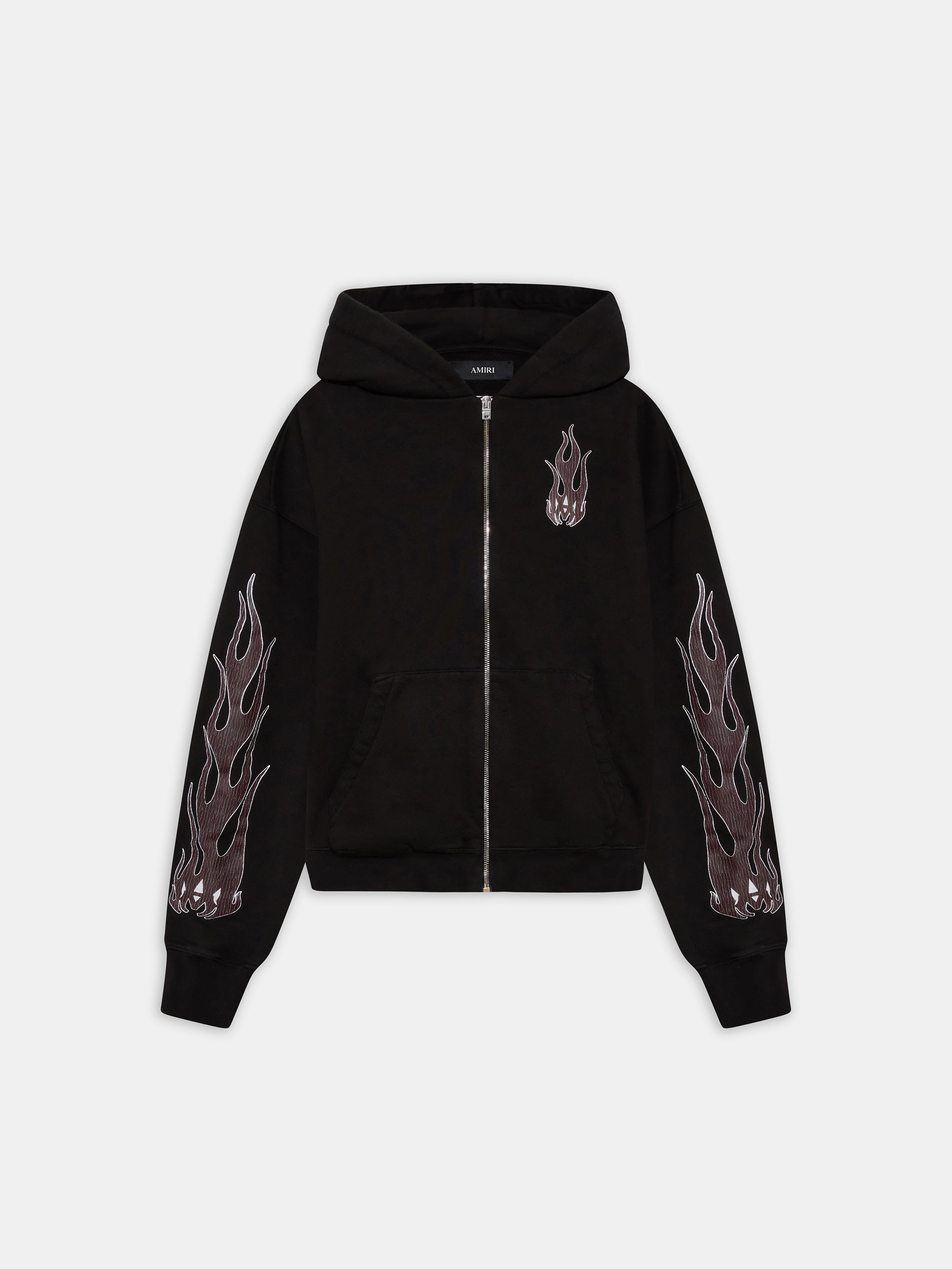 WOMEN - WOMEN'S MA FLAMES ZIP HOODIE - Black
