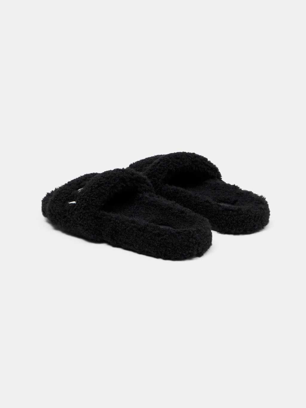 WOMEN - WOMEN'S AMIRI SHEARLING SLIDE - Black