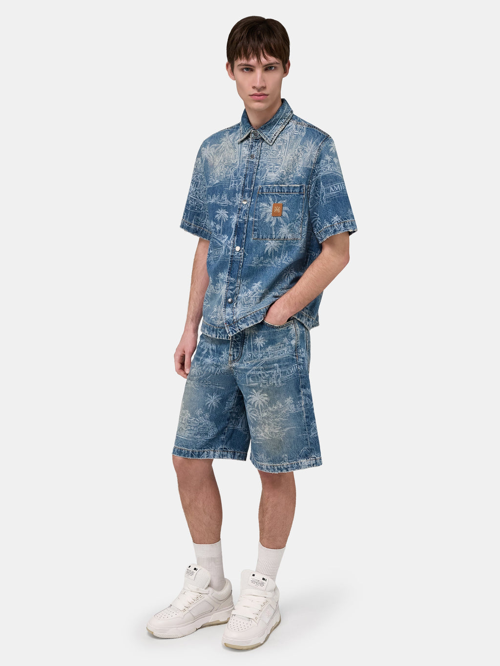 CHATEAU PALMS DENIM SHIRT - Harbor Indigo