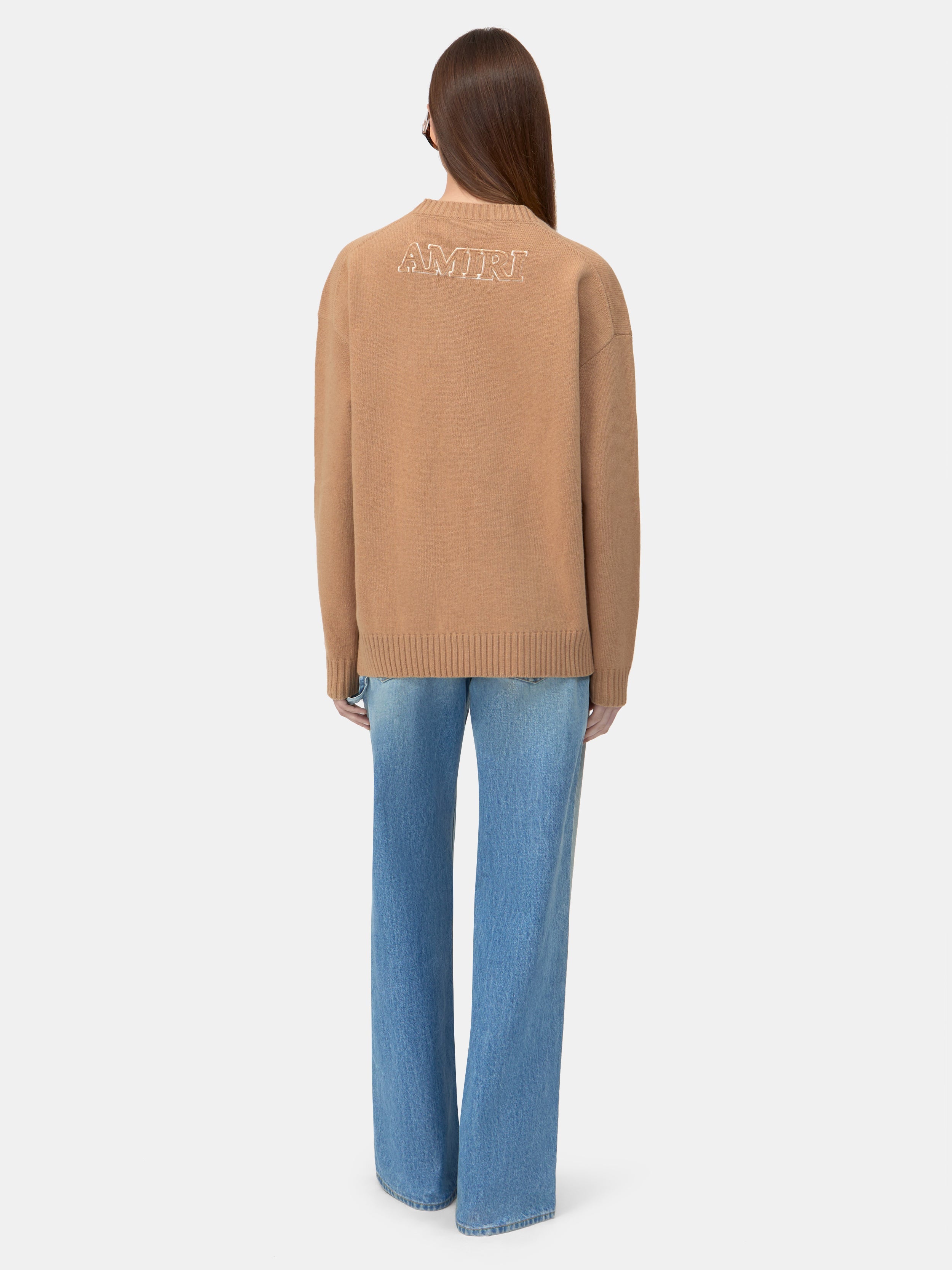 WOMEN - WOMEN'S MA APPLIQUE SWEATER - Dark Ginger