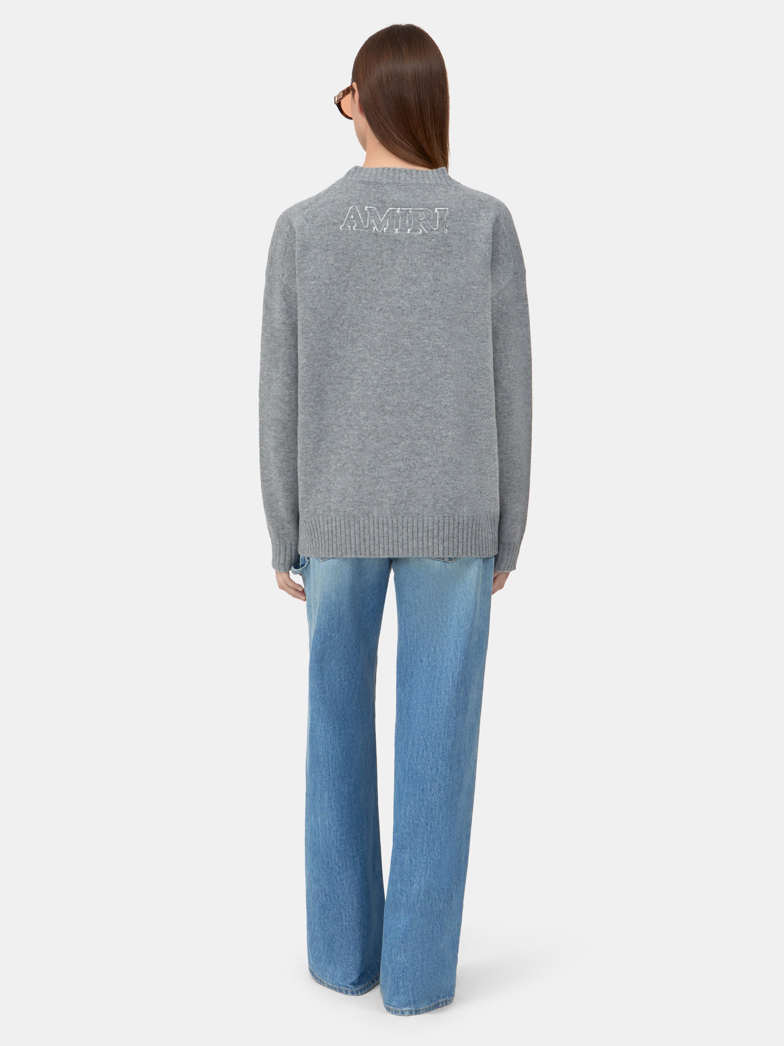 WOMEN - WOMEN'S MA APPLIQUE SWEATER - Grey