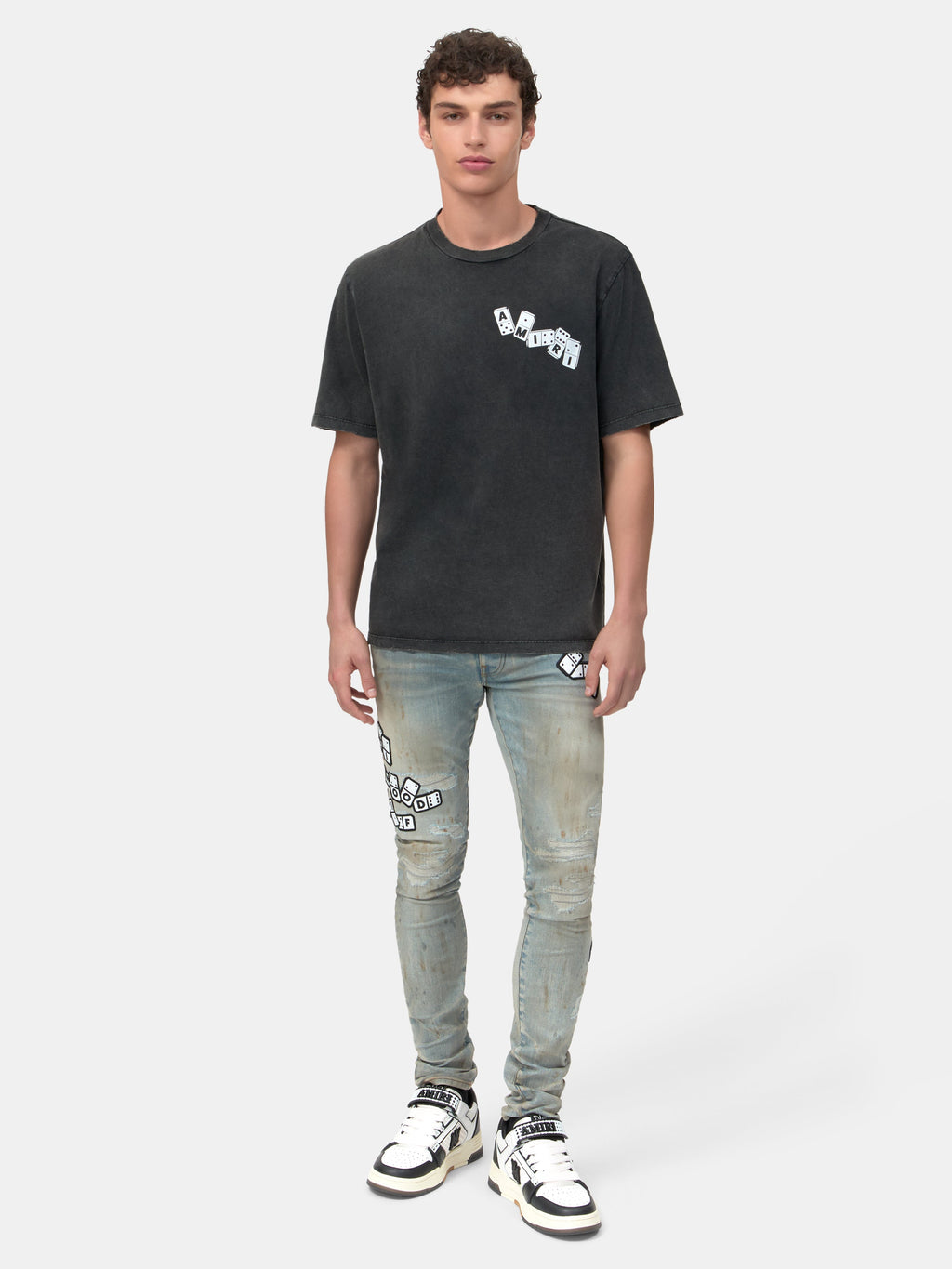 AMIRI DOMINO TEE - Black