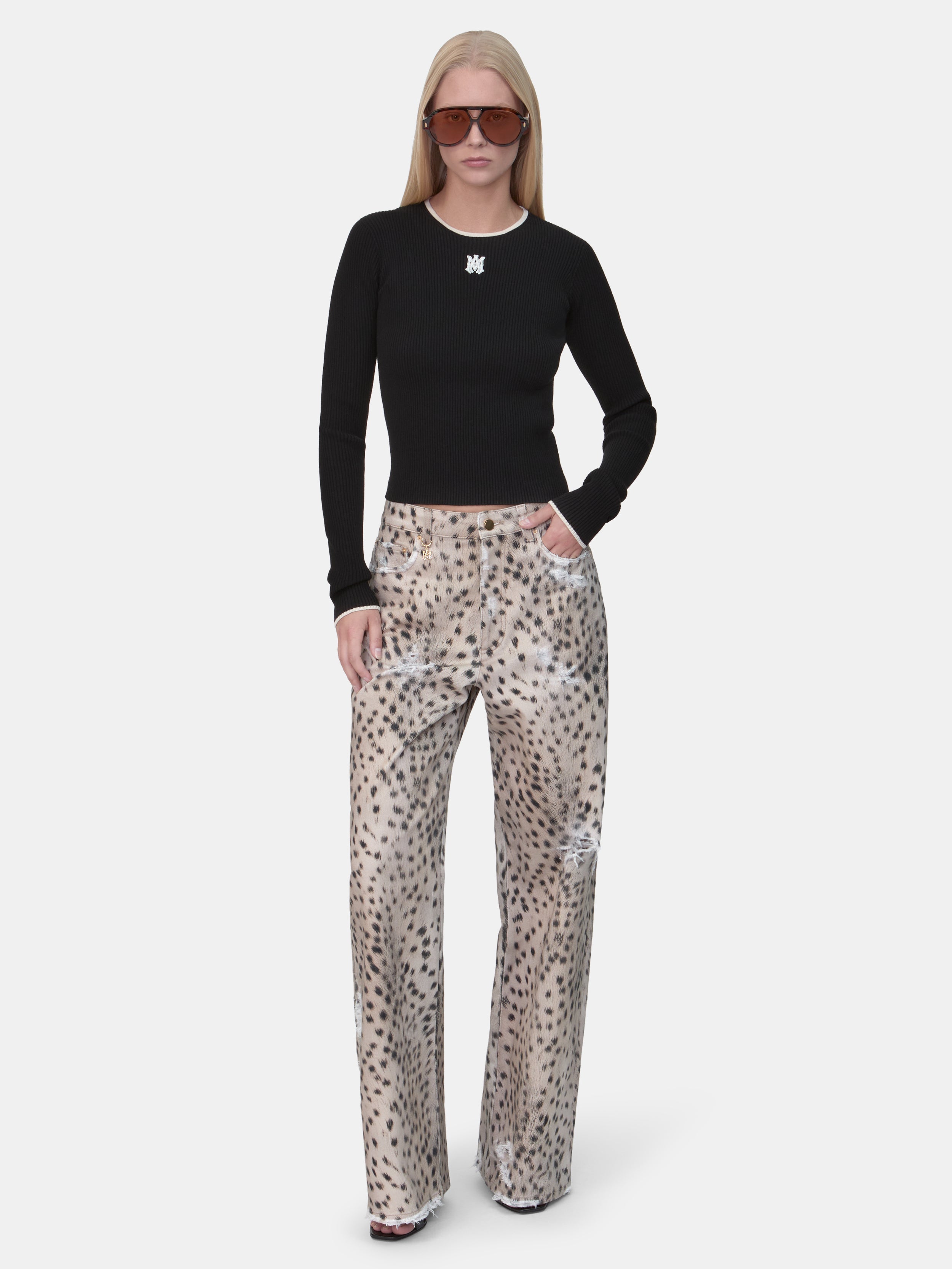 WOMEN - WOMEN'S DEER CARPENTER JEAN - Dark Brown