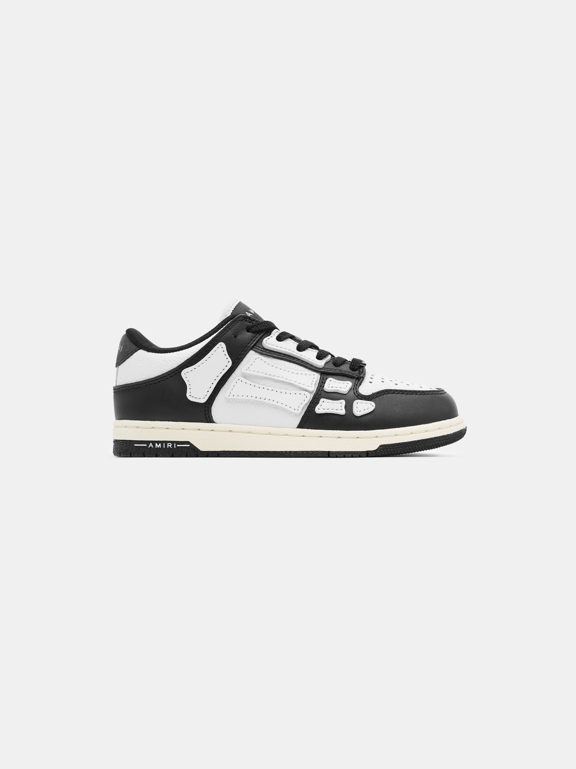 KIDS - KIDS' SKEL-TOP LOW TODDLER - BLACK WHITE