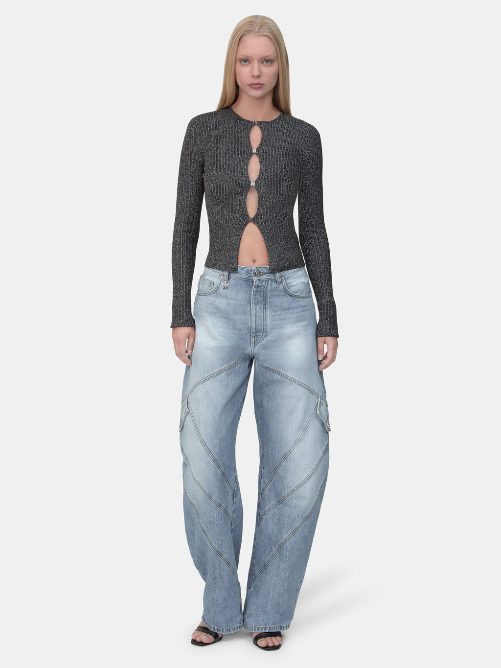WOMEN - WOMEN'S PANELED JEAN - Indigo