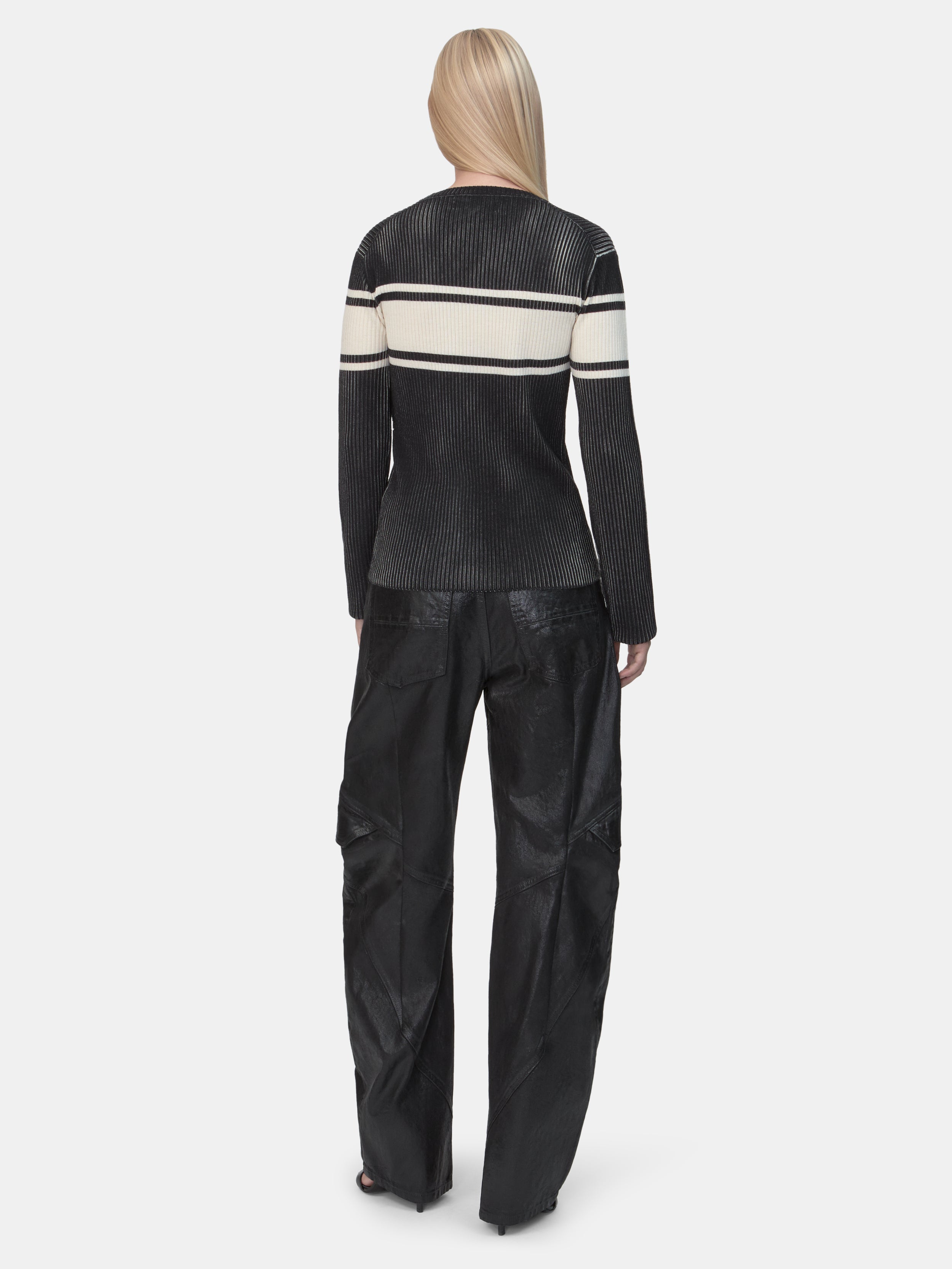 WOMEN - WOMEN'S AMIRI SPORT LONG SLEEVE TEE - Black