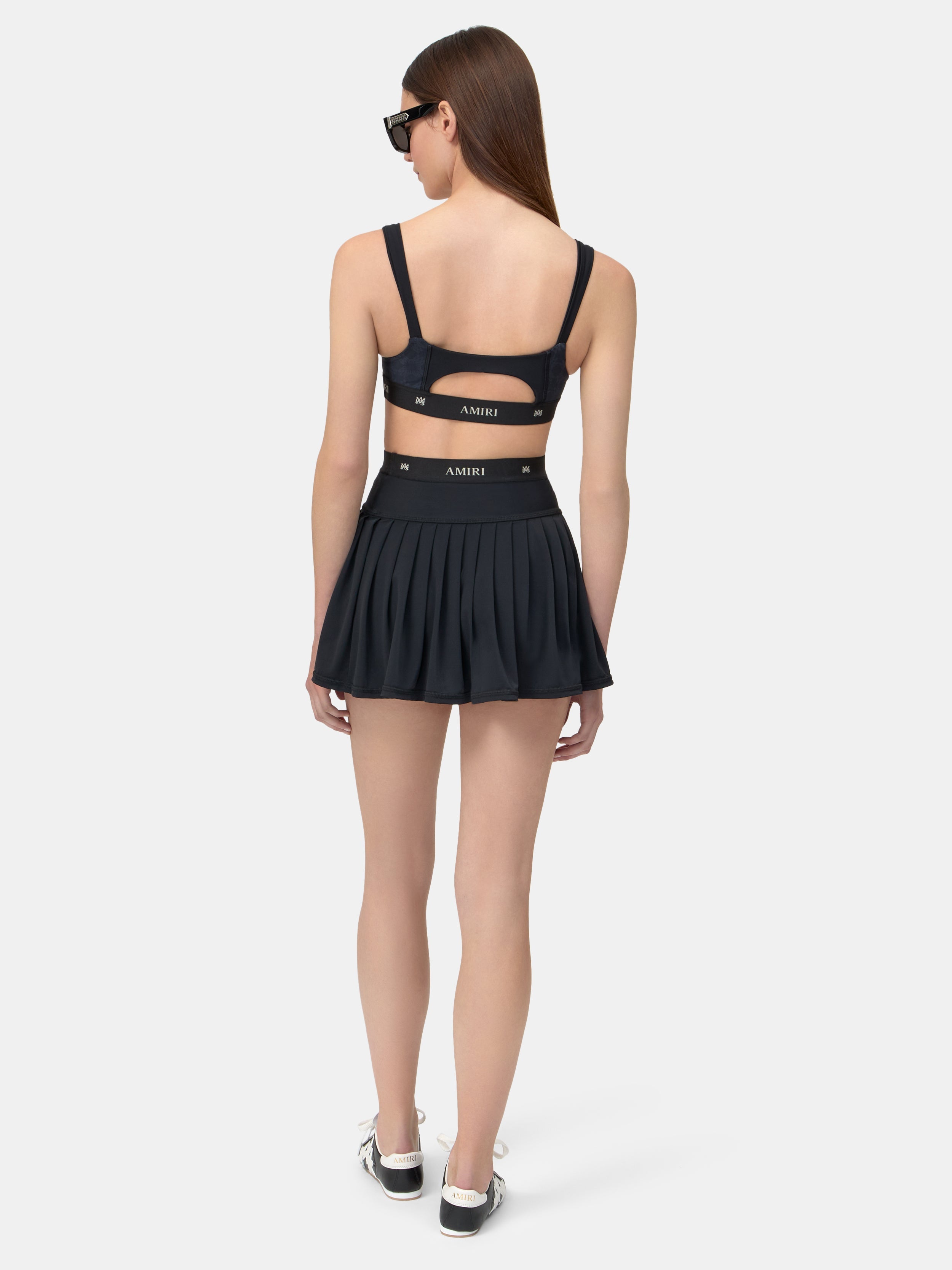 WOMEN - WOMEN'S MA QUAD PLEATED MINI SKIRT - Black