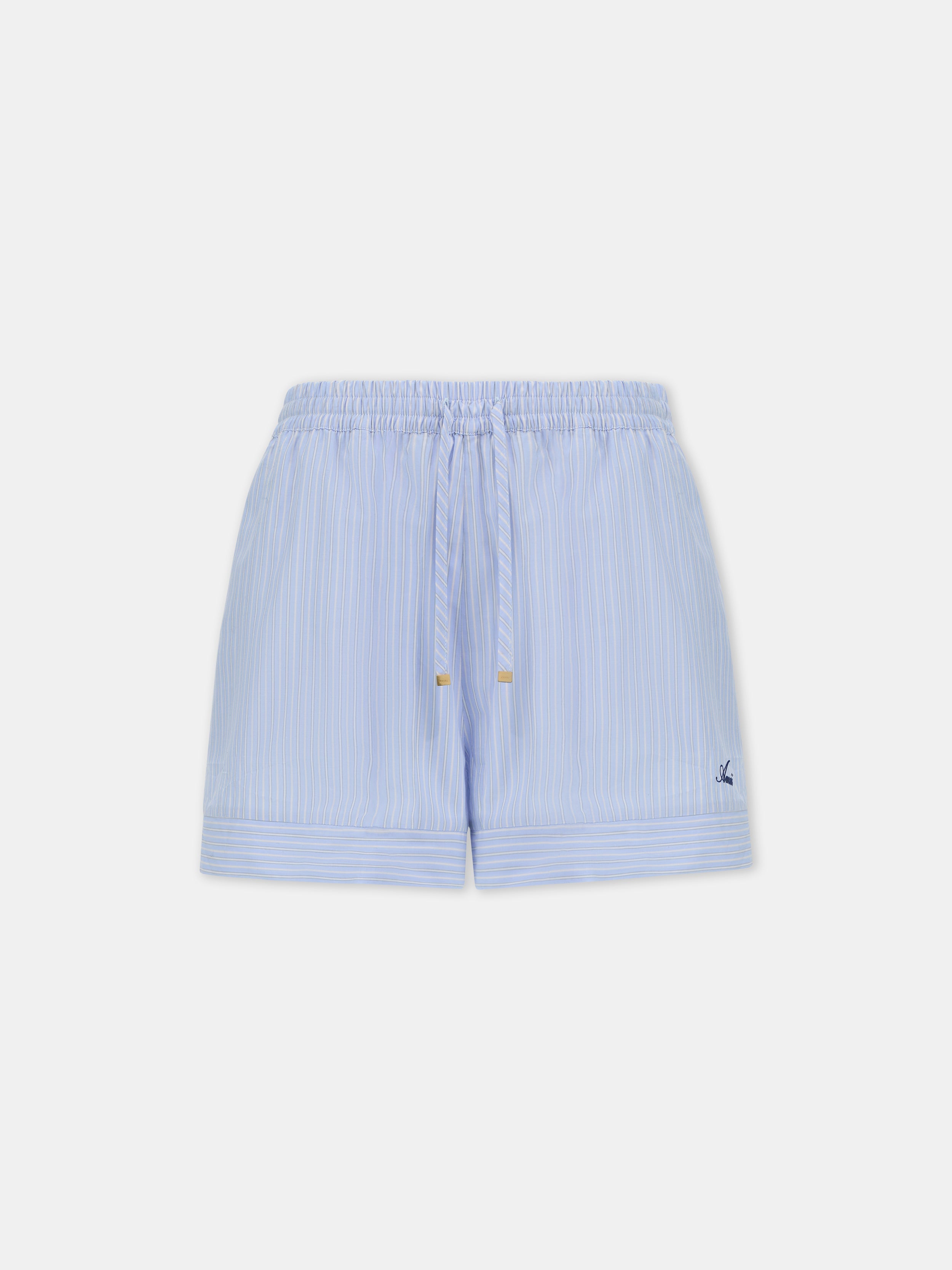 WOMEN - WOMEN'S STRIPED SHORT - Ashley Blue