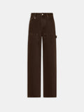 WOMEN - WOMEN'S FADED CARPENTER JEAN - Dark Brown
