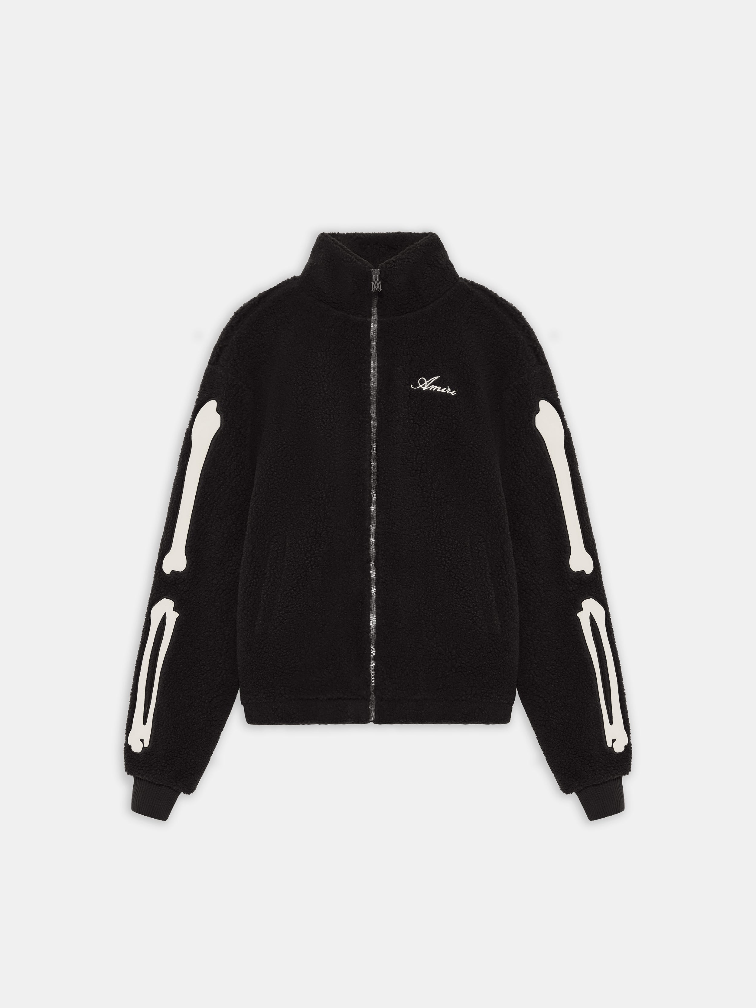 WOMEN - WOMEN'S BONES FLEECE JACKET - BLACK