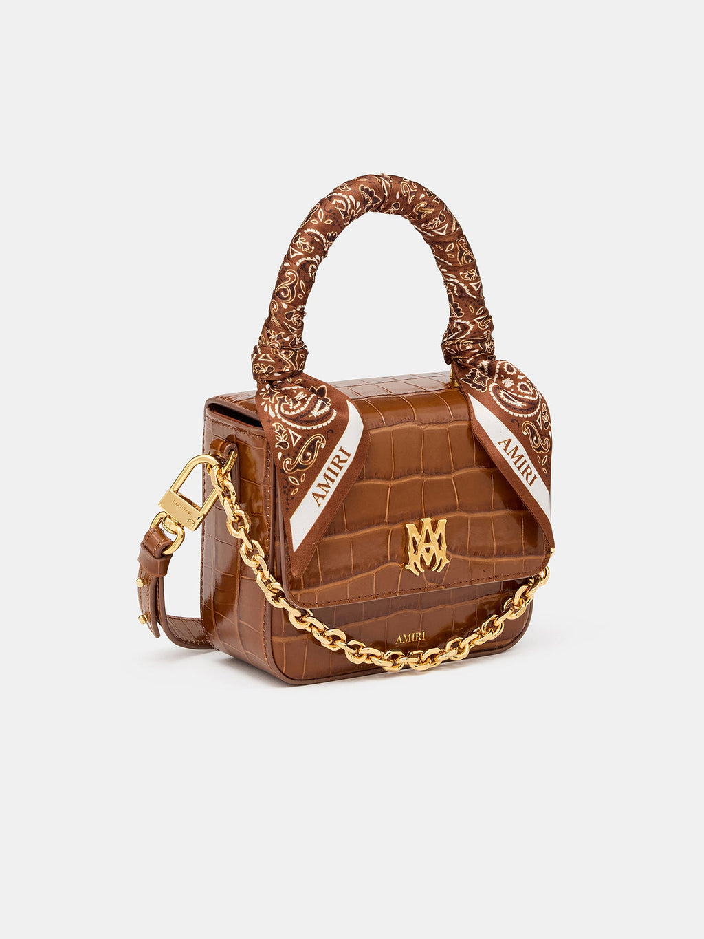 WOMEN - WOMEN'S CROC EMBOSSED MICRO MA BAG - MALT