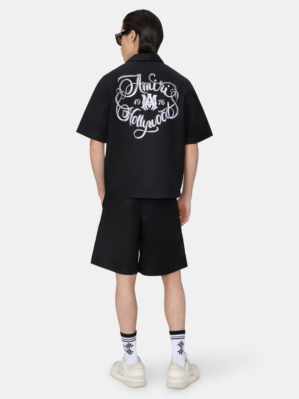 AMIRI HOLLYWOOD CAMP SHIRT - Black