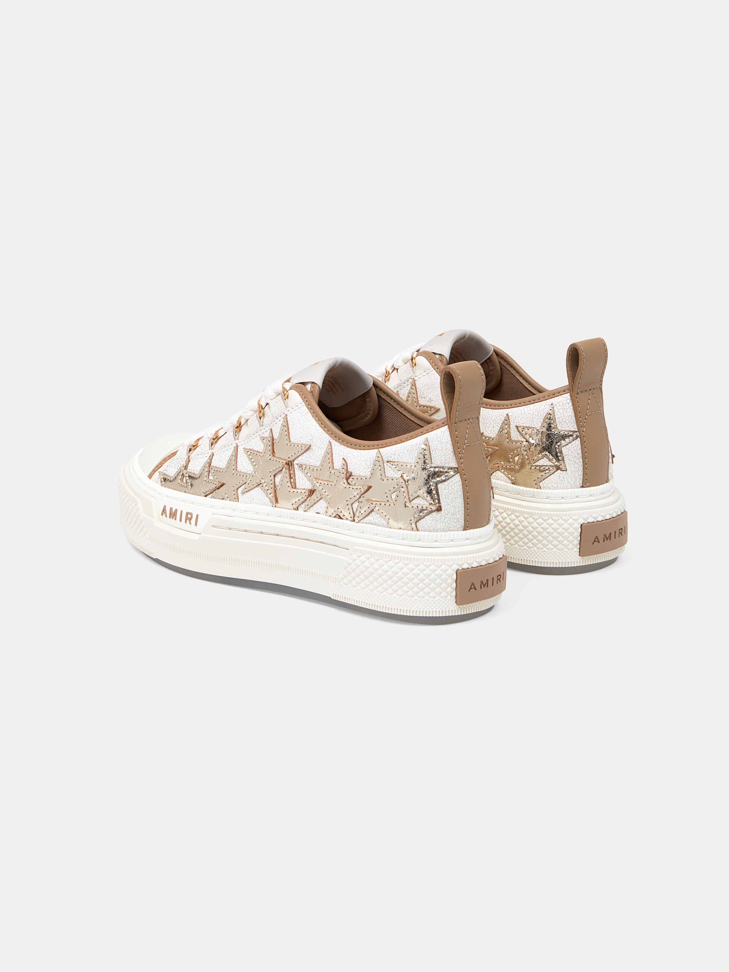 WOMEN - WOMEN'S METALLIC STARS COURT LOW - Dark Brown