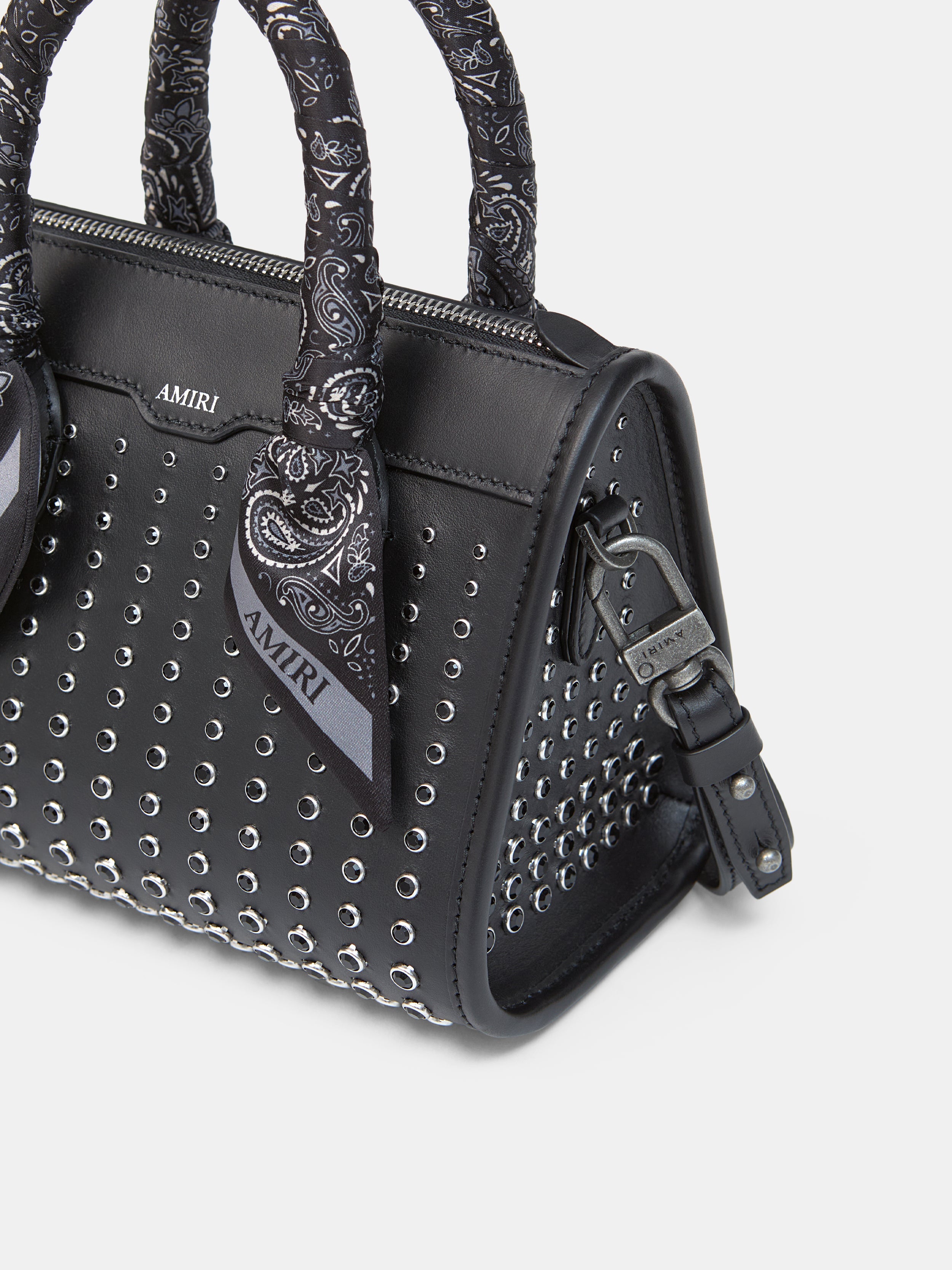 WOMEN - WOMEN'S MICRO TRIANGLE STUD BAG - Black