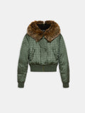 WOMEN - WOMEN'S MA QUAD HOODED DOWN JACKET - Dark Sage
