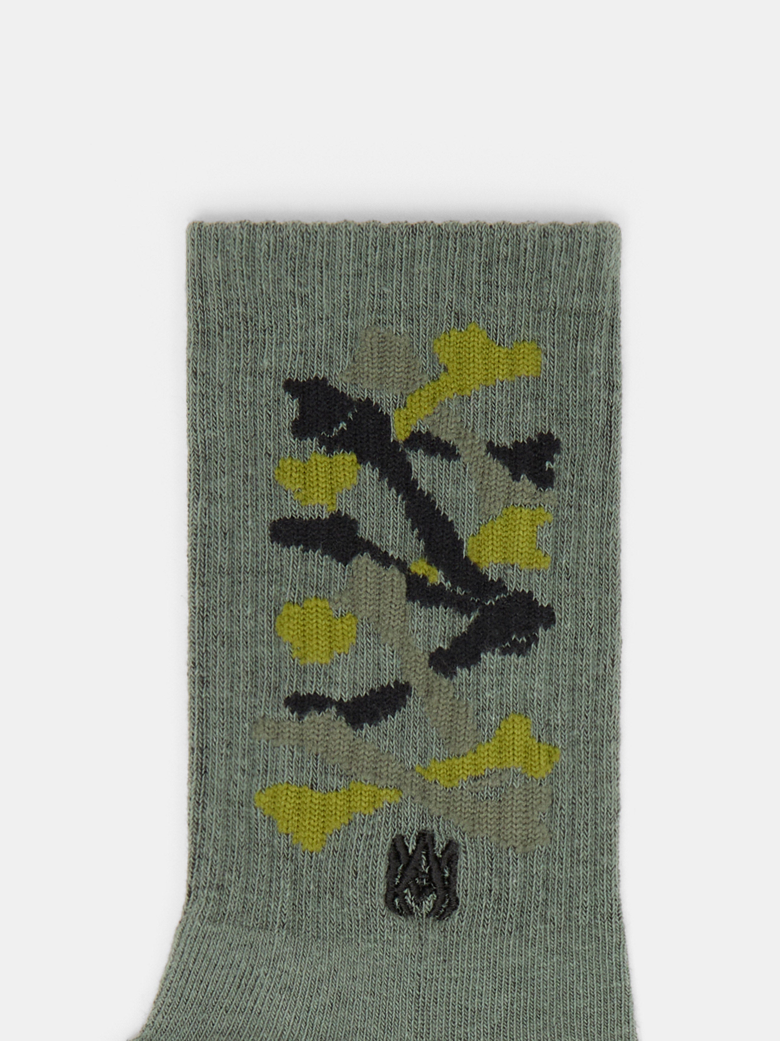 KIDS - KIDS' STACKED BONES SOCK - Dark Sage
