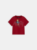 KIDS - KIDS' AMIRI STAGGERED TIGER TEE - Red Rose