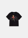 KIDS - KIDS' AMIRI STAGGERED TIGER TEE - Black