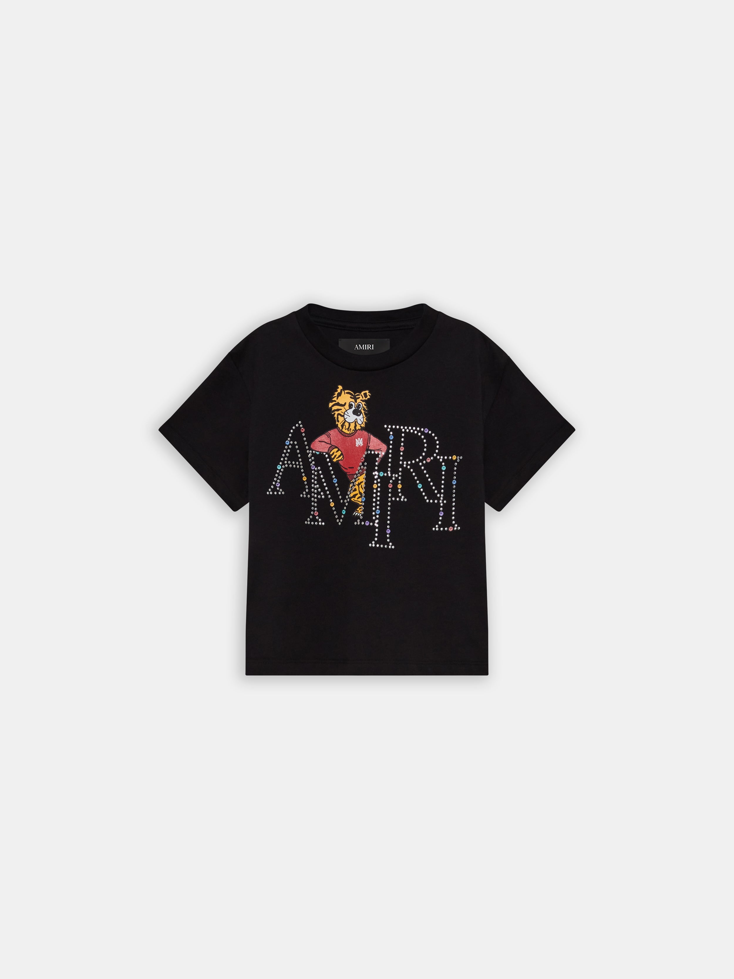 KIDS - KIDS' AMIRI STAGGERED TIGER TEE - Black