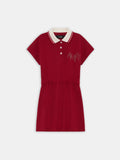 KIDS - KIDS' AMIRI STAGGERED TIGER DRESS - Deep Red