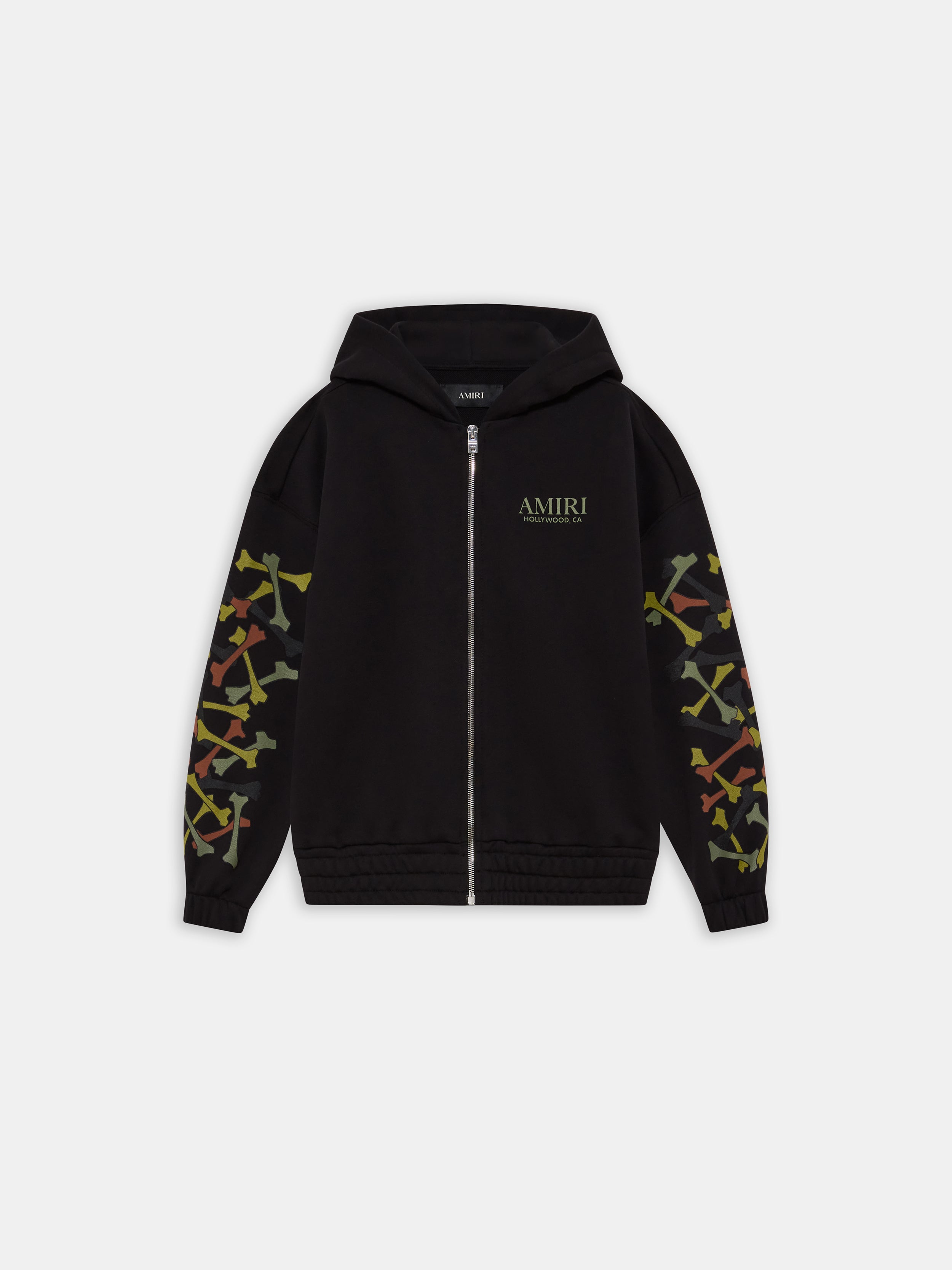KIDS - KIDS' BONES ZIP HOODIE - Black