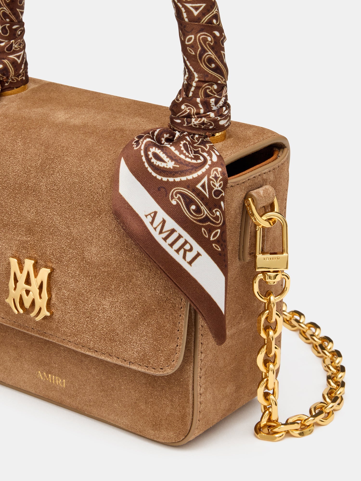 WOMEN - WOMEN'S SUEDE MICRO MA BAG - DARK BROWN