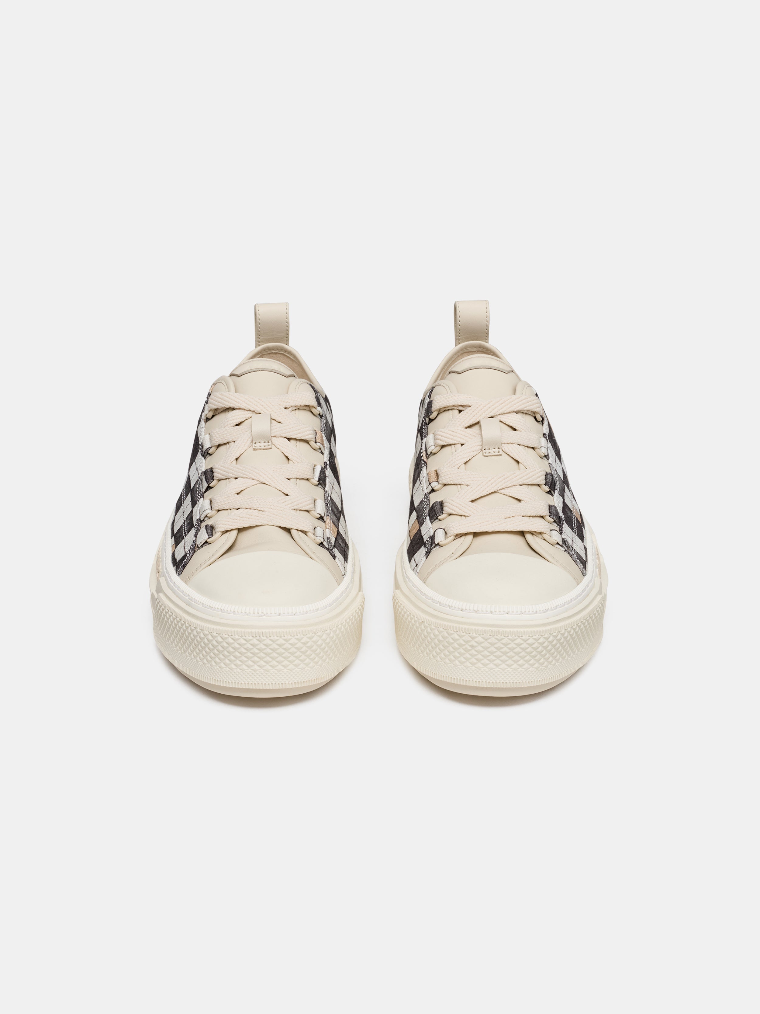 CHECKERED COURT LOW - Black