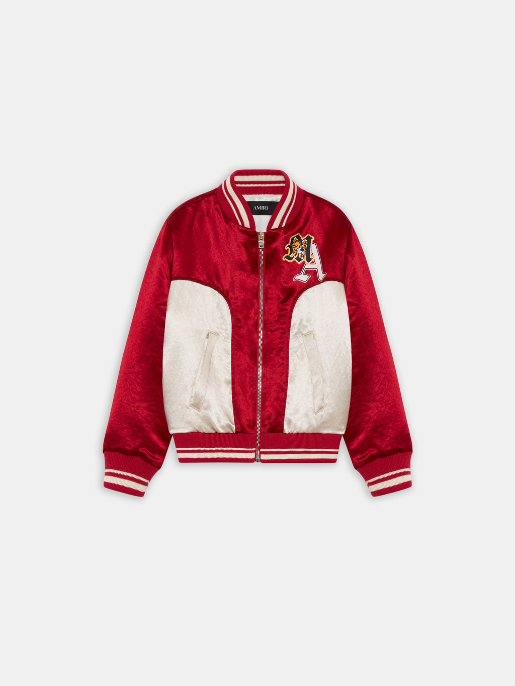 KIDS - KIDS' VARSITY PATCH JACKET - Red Rose