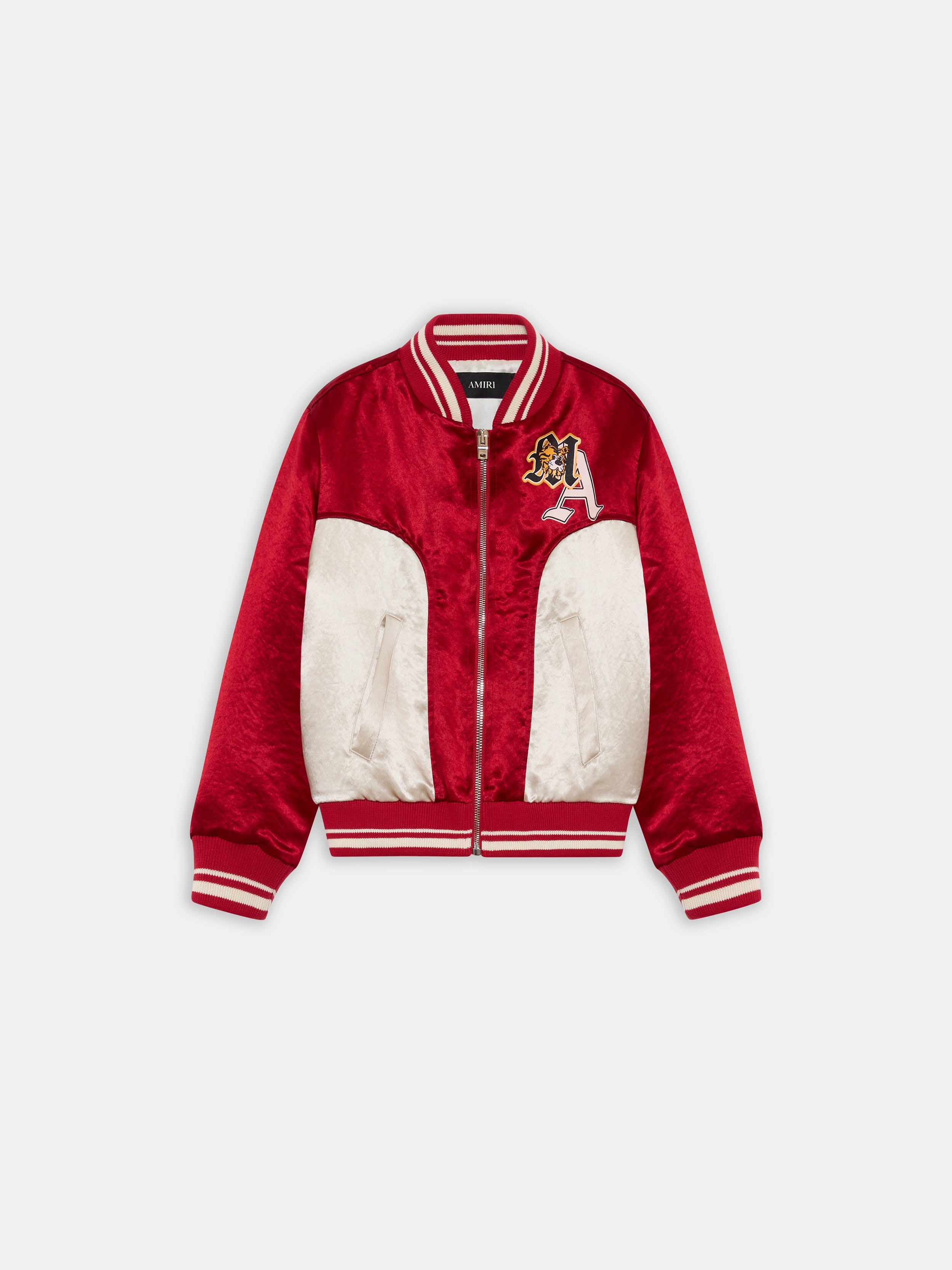 KIDS - KIDS' VARSITY PATCH JACKET - Red Rose